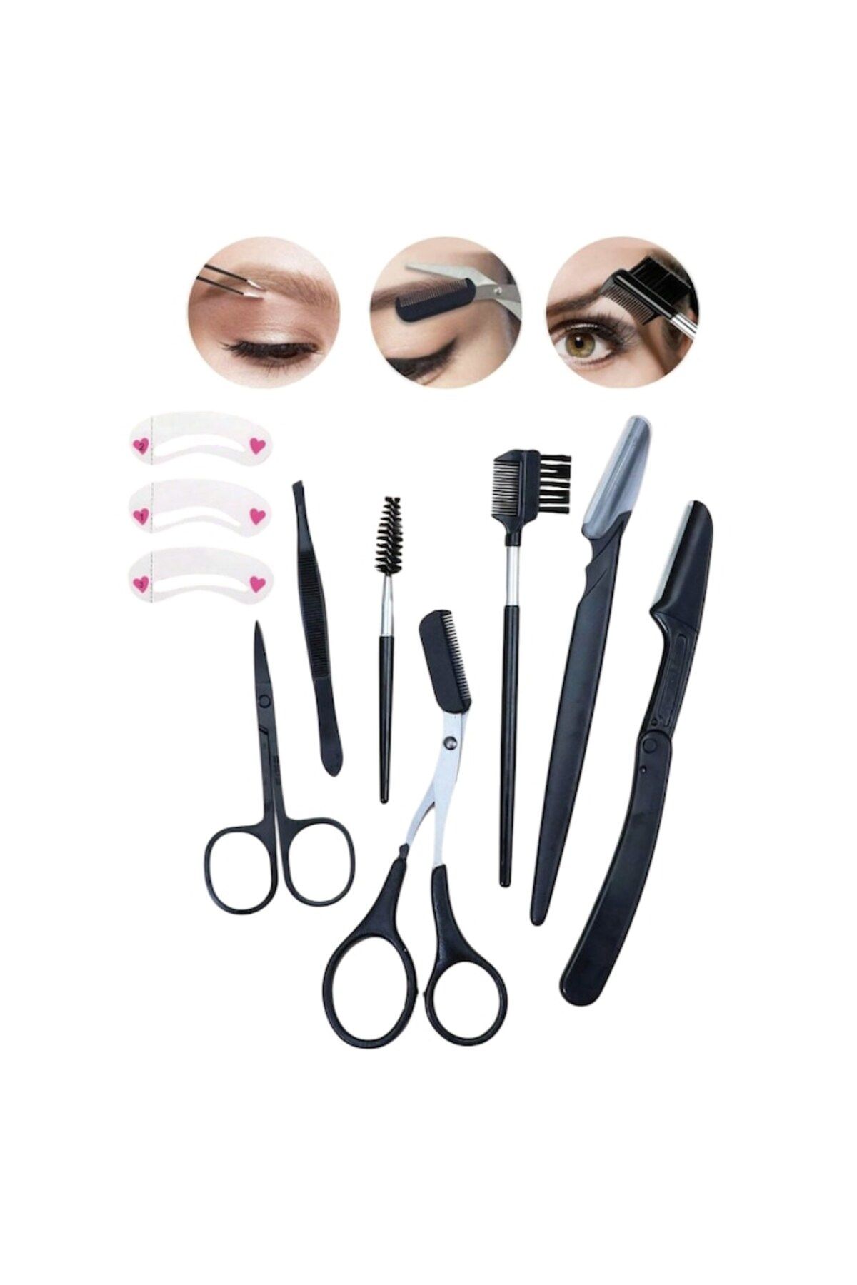 The Casius.-Set 10x tools for eyebrow styling, theCasius.® 3