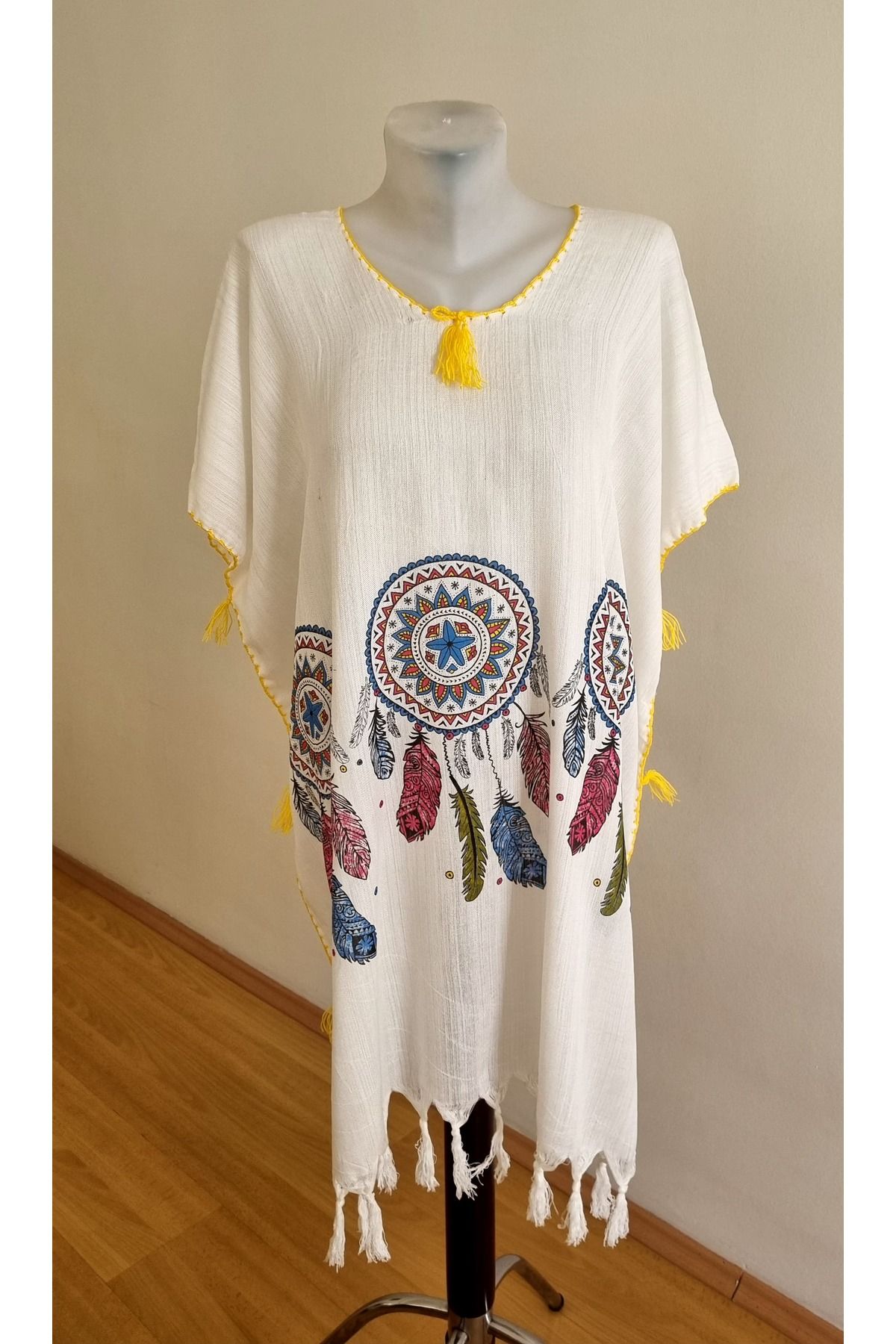 Milenam Otantik Desen Pareo Tunik