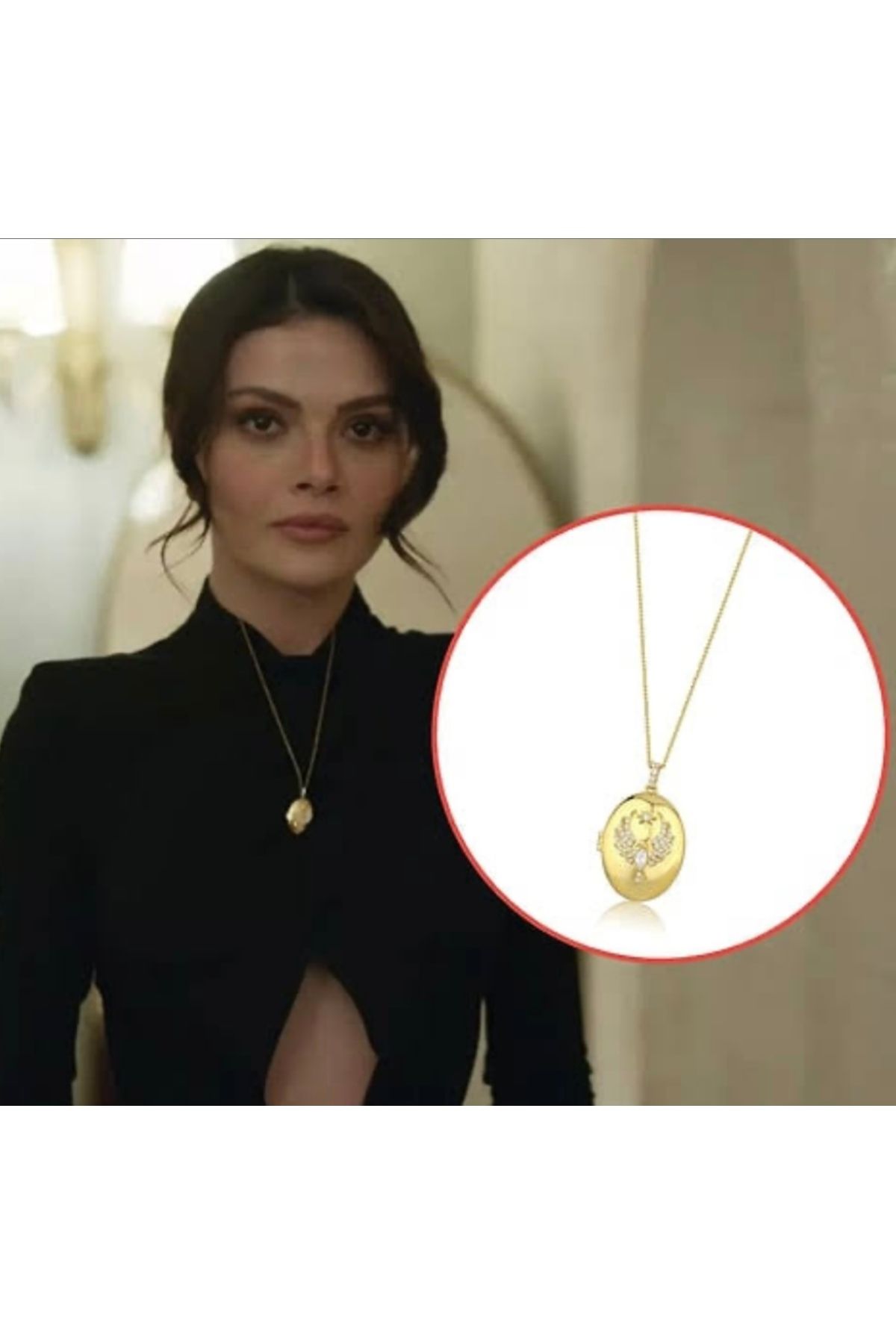 Twinssis Accessories Çelik Düz ince İtalyan Zincir Açılır Kapanır Ankakuşu Alya Kolye 45 cm