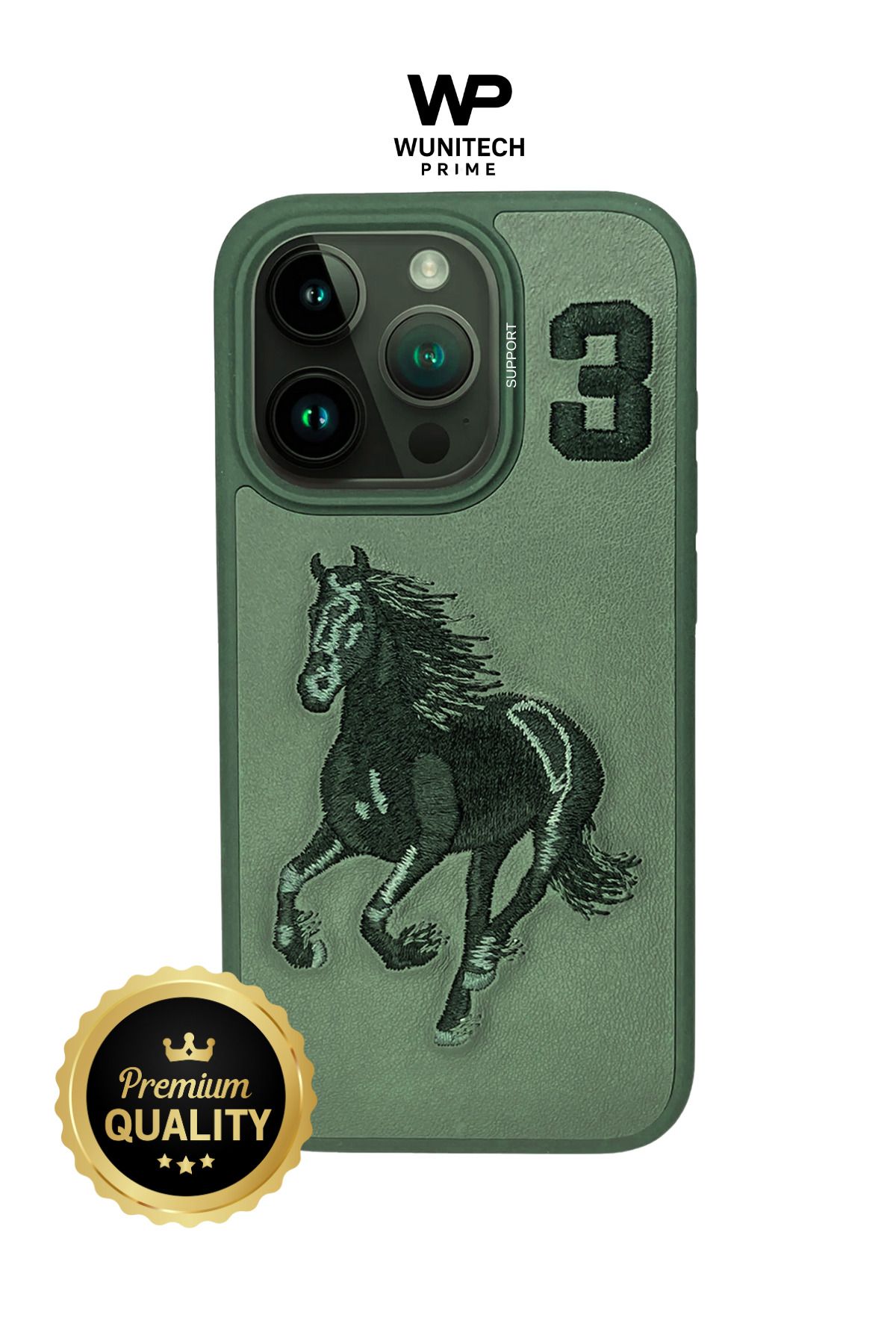 WUNİT Iphone 14 PRO MAX Uyumlu Premium İşlemeli Özel Tasarım Kılıf