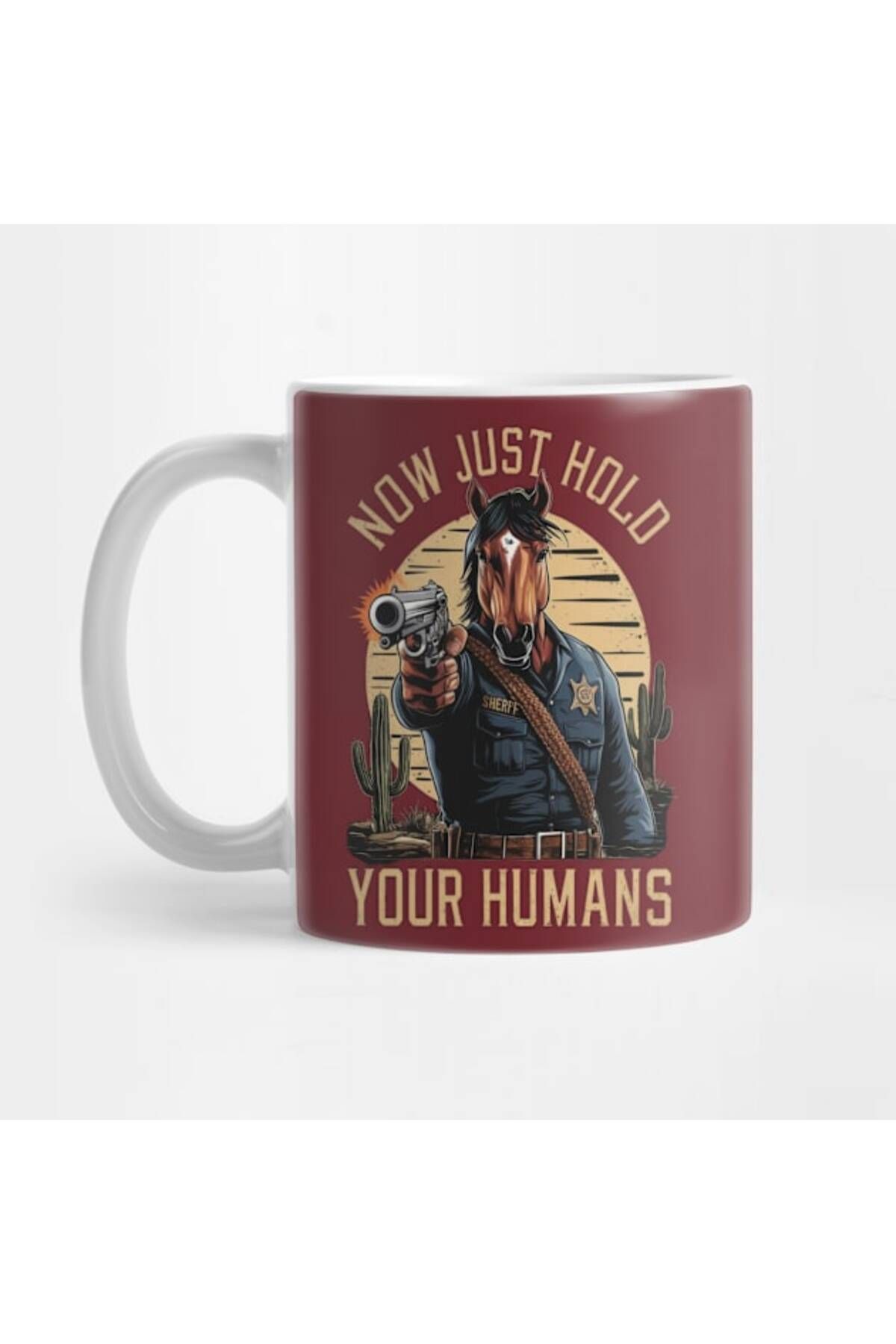 Pixxa Hold Your Humans Kupa Bardak