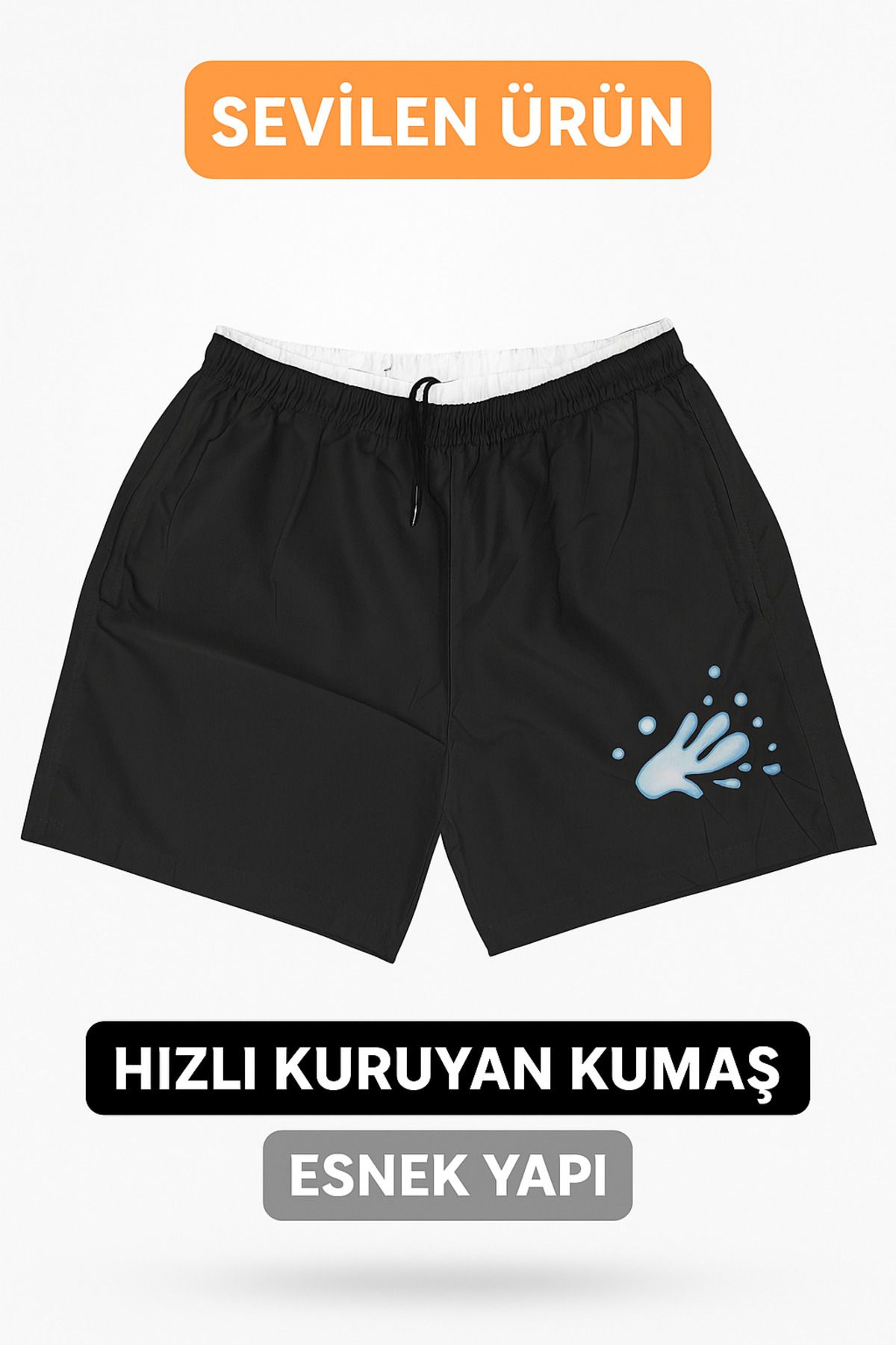 LC Waikiki hızlı kuruyan su tutmayan esnek erkek marine deniz şortu
