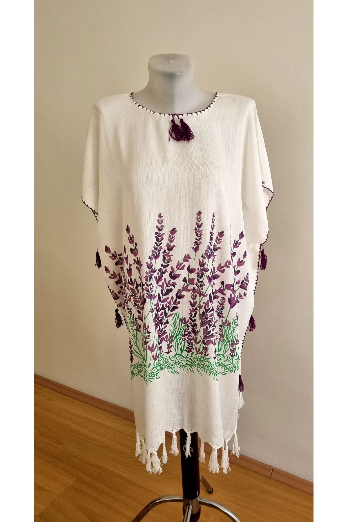 Milenam Otantik Desen Pareo Tunik