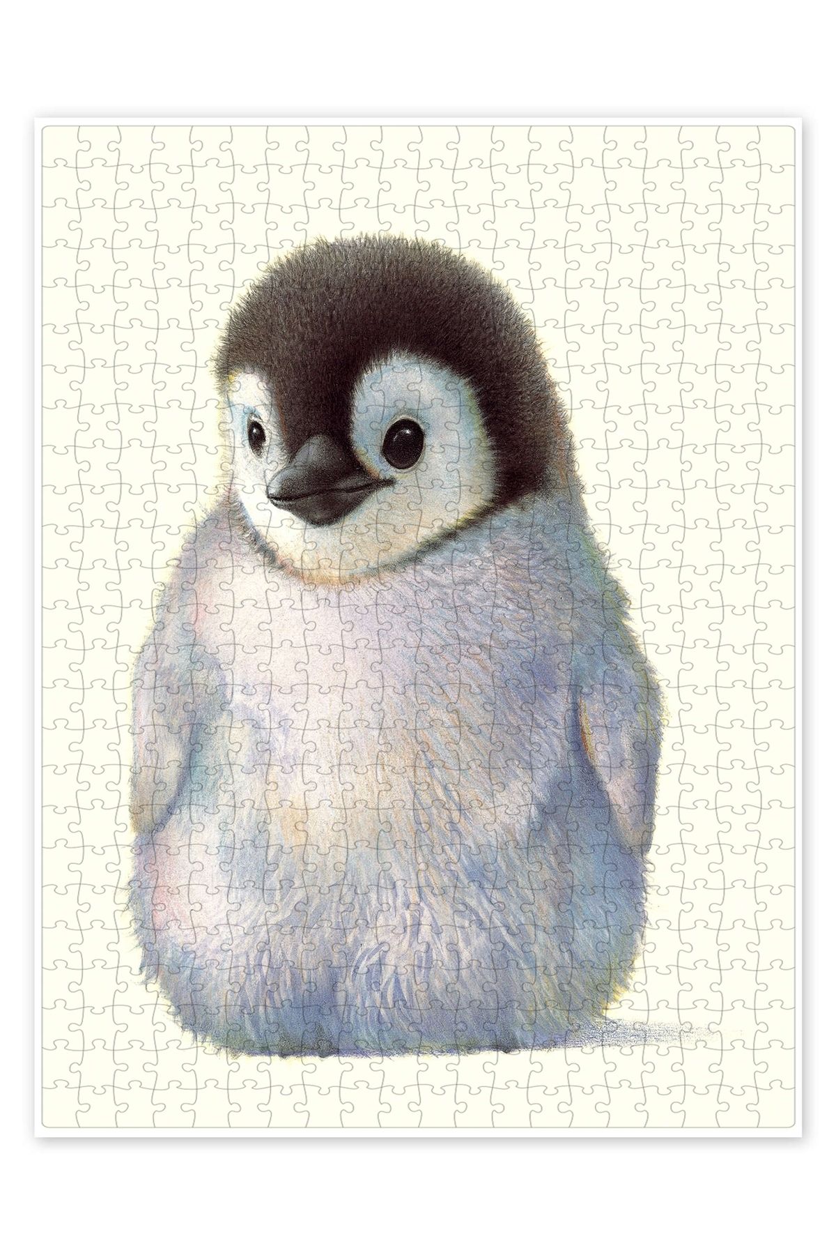 Jeronkarji Penguen civciv 500 Parça Puzzle Yapboz Çocuklar için Neşeli Hayvan Temalı