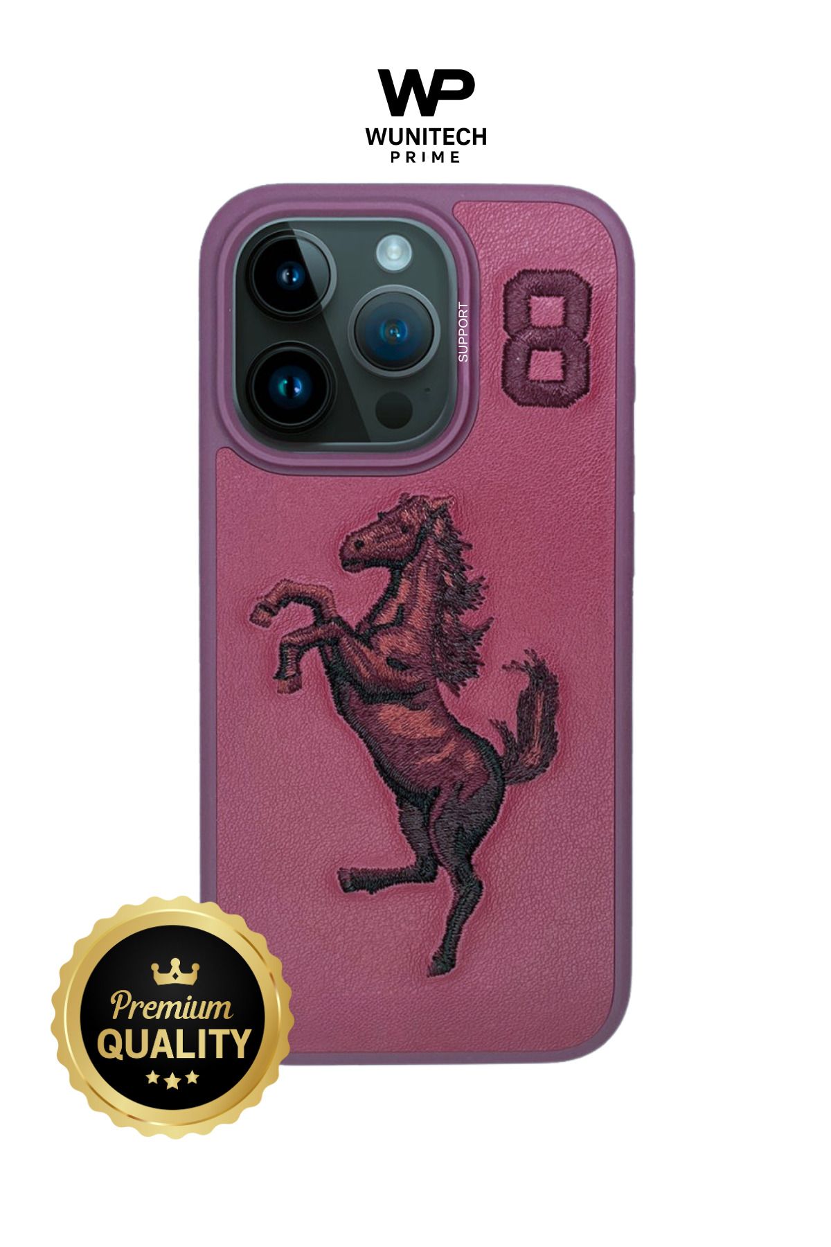 WUNİT Iphone 14 PRO MAX Uyumlu Premium İşlemeli Özel Tasarım Kılıf