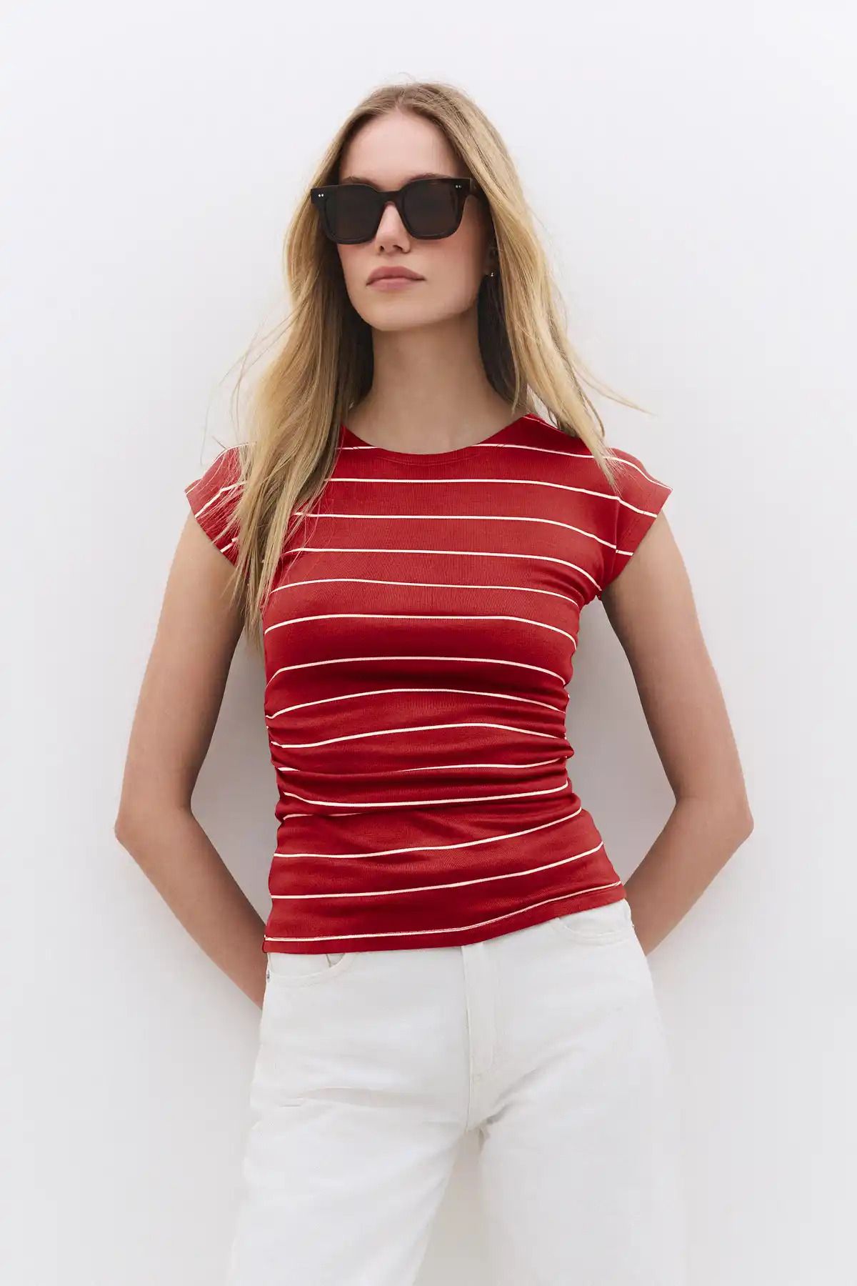 No Matter What Çizgili Basic T-shirt