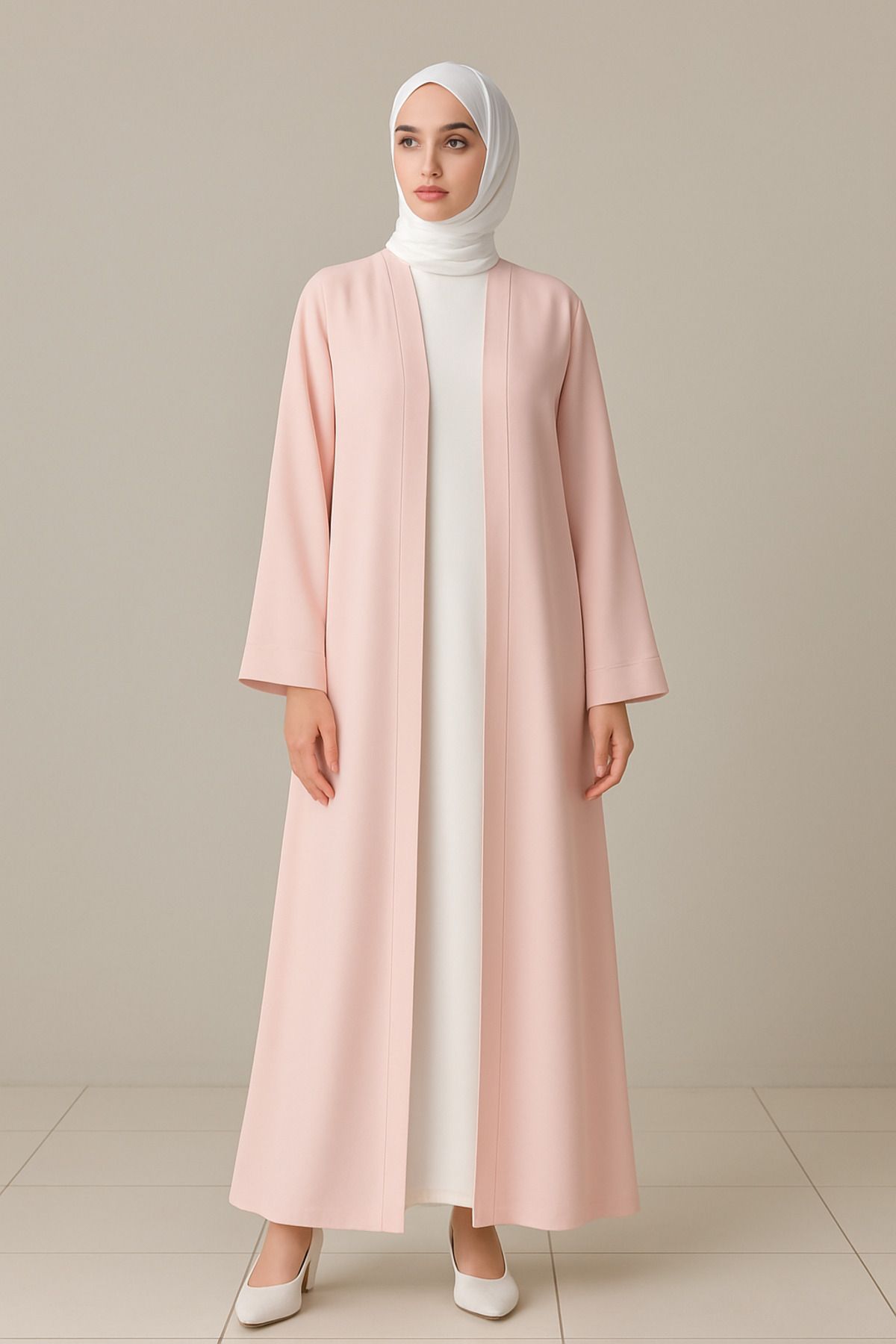 Misue Handmade Medine İpeği Abaya Ferace, Dökümlü Abaya, Tesettür Giyim Abaya, Premium Abaya Ferace, Modest Giyim