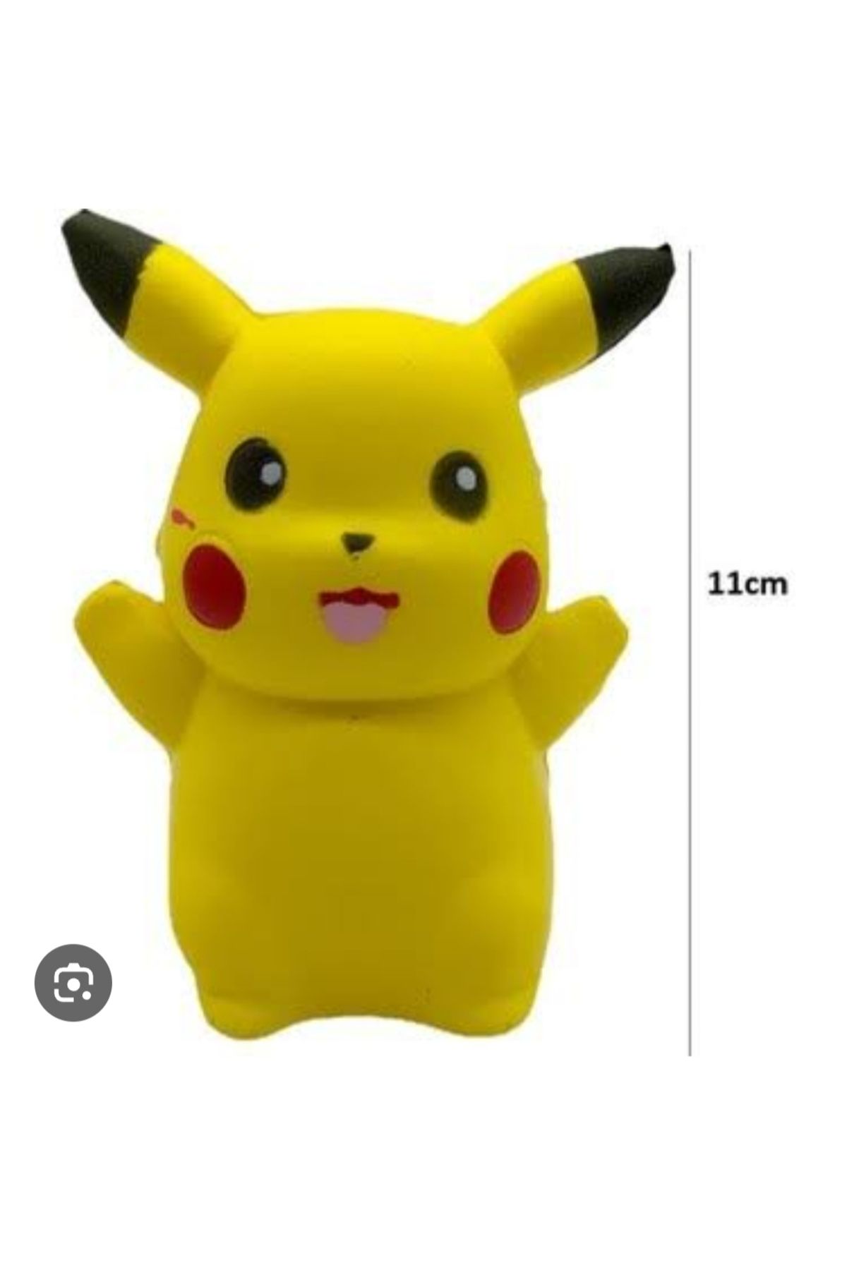 Smith Yapışkan Sukuşi Pikachu 10cm Eğlenceli Yapışkan Oyuncak