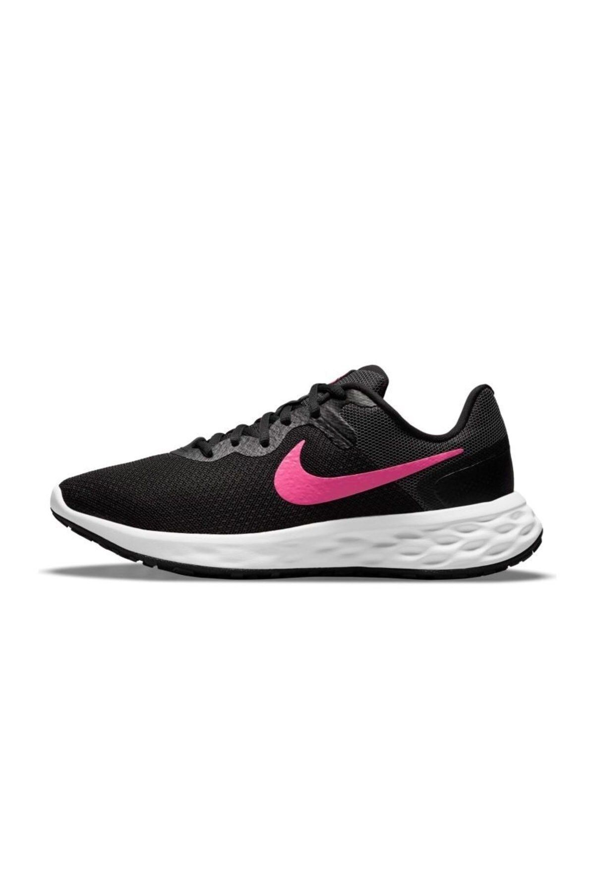 Nike Revolution 6 Kadın Siyah Pembe Koşu Ayakkabısı Dc3729-002