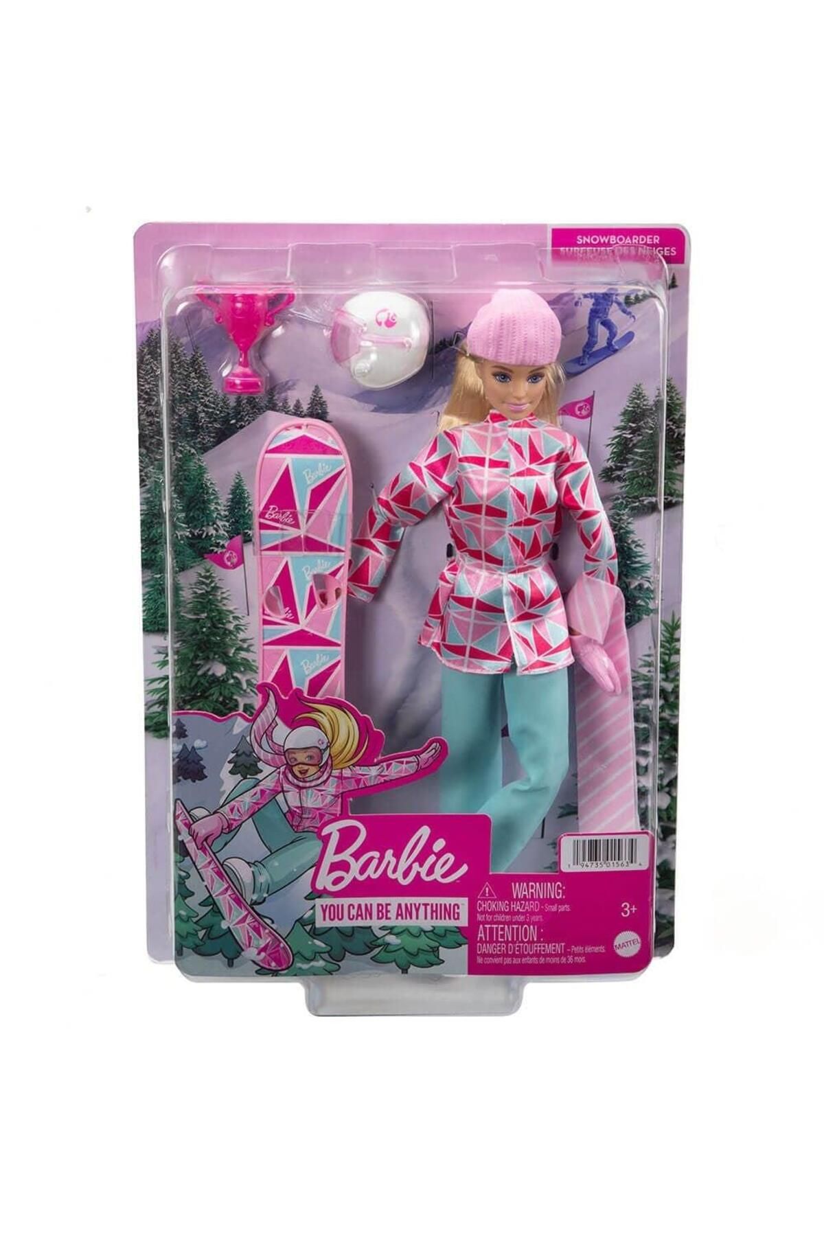 bam's HCN30-HCN32 - BARBİE SNOWBOARDCU BEBEK (Lisinya)