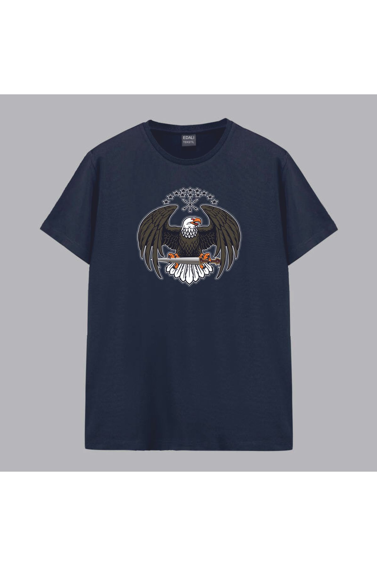 Butik Adige Kartal KAMALI DİGİTAL Baskılı Tshirt