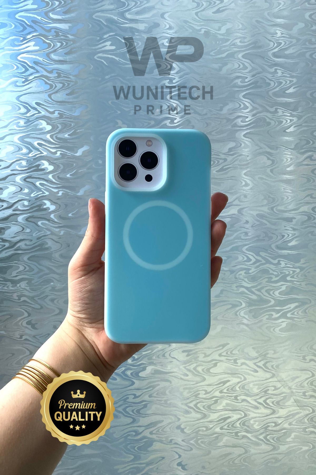 WUNİT Iphone 14 PRO MAX Magsafe Uyumlu Soft Renkli Premium Kılıf