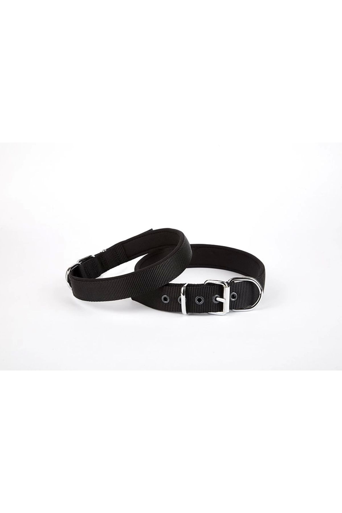DOGGİ Doggie Comfort Dokuma Köpek Boyun Tasması 45-52 cm Siyah