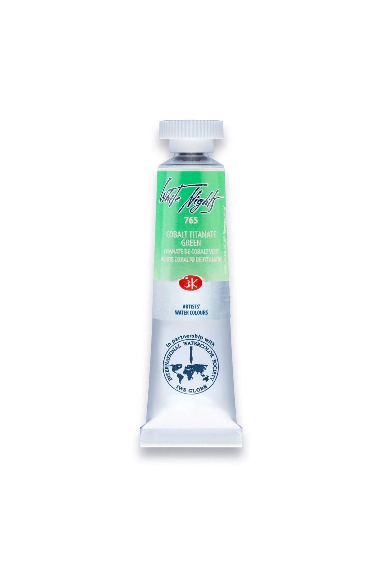 ST. PETERSBURG White Nights Watercolor Tüp Sulu Boya 10ml 765 Cobalt Titanate Green