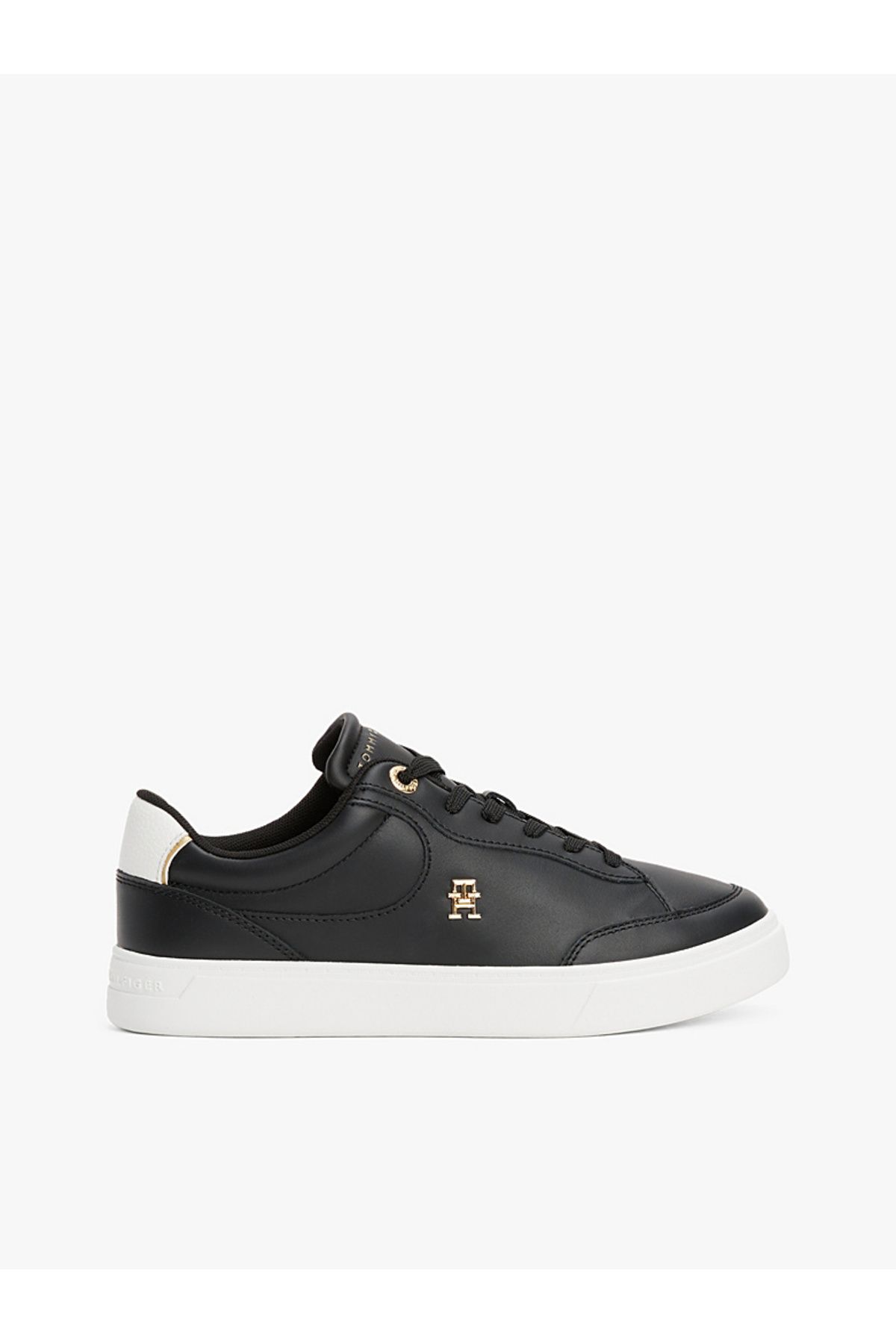 Tommy Hilfiger Leather TH Monogram Court Trainers