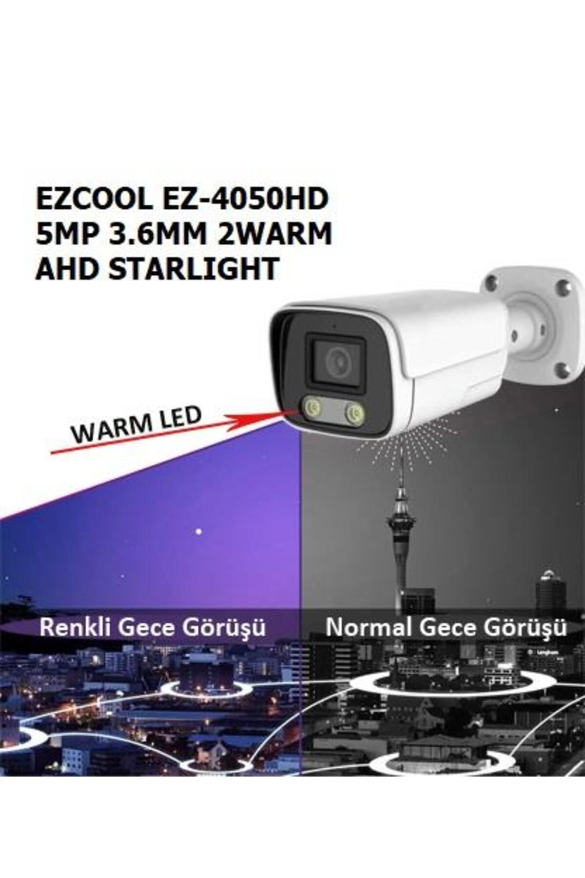 EZCOOL EZ-4050HD 5MP 3.6MM FULLCOLOR AHD BULLET KAMERA