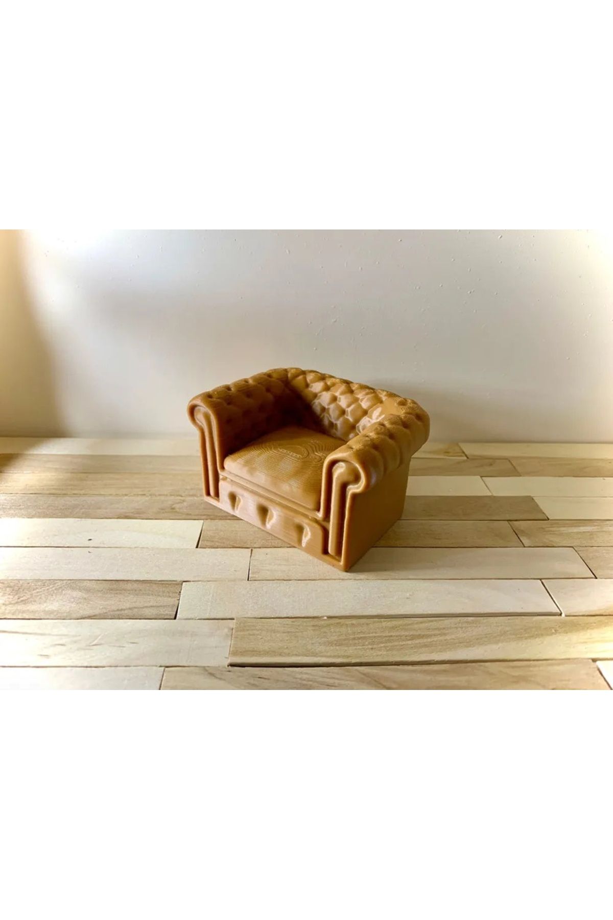 CharmFancy 1/12 Ölçek Tekli Koltuk Minyatür Diorama Eşya Aksesuar Maket
