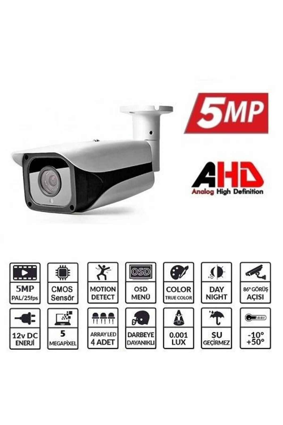 EZCOOL EZ-5550HD 5MP 3.6MM LENS AHD BULLET KAMERA