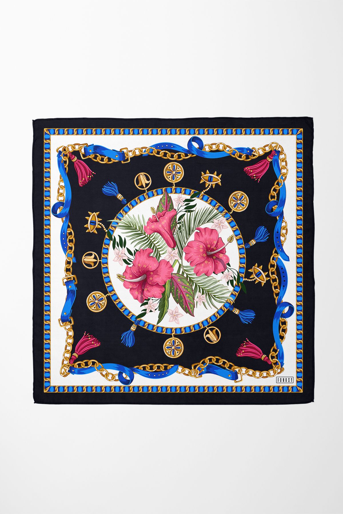 Sozakko Rosa Lux Twill Kadın Saç & Boyun Aksesuarı – Bandana ve Fular