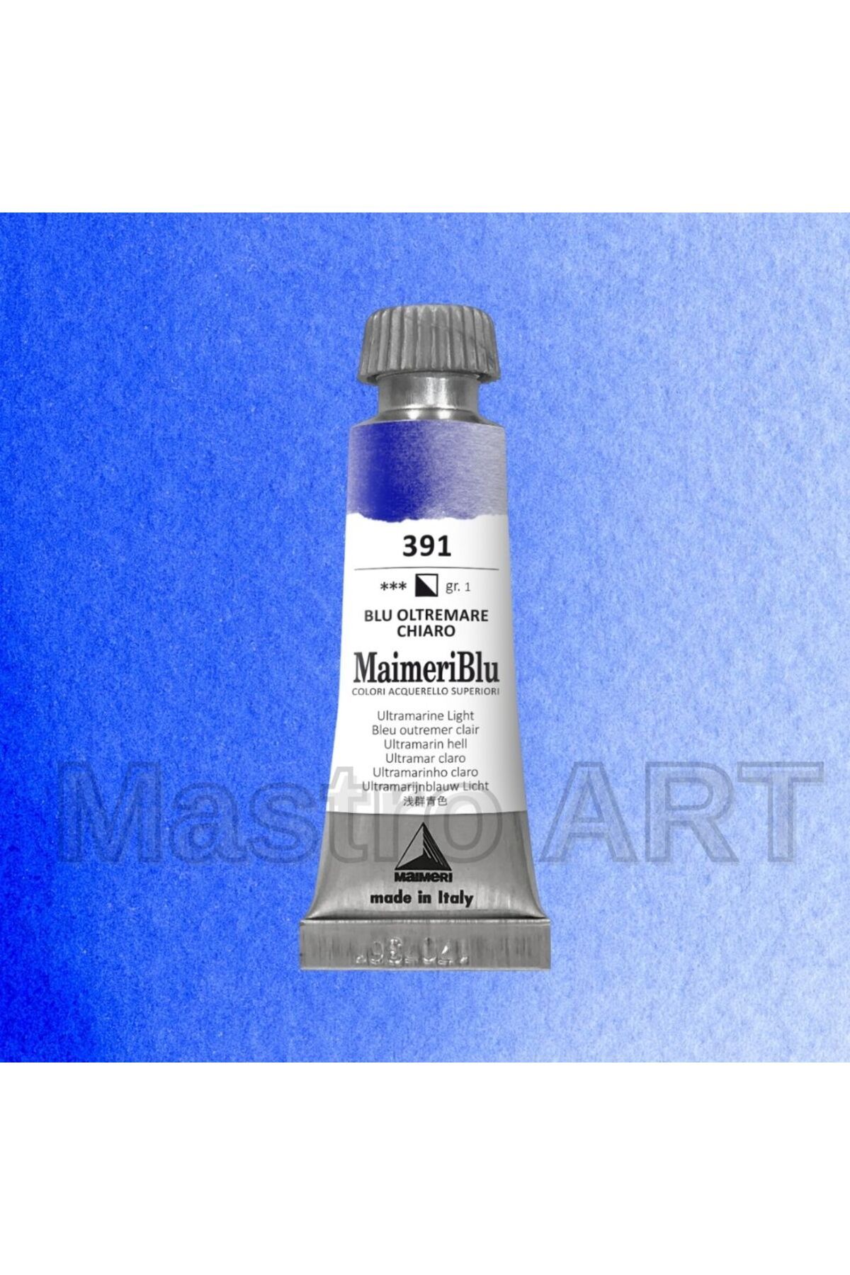 Maimeri Blu Pro Tüp Sulu Boya 12 ml S1 391 Ultramarine Light