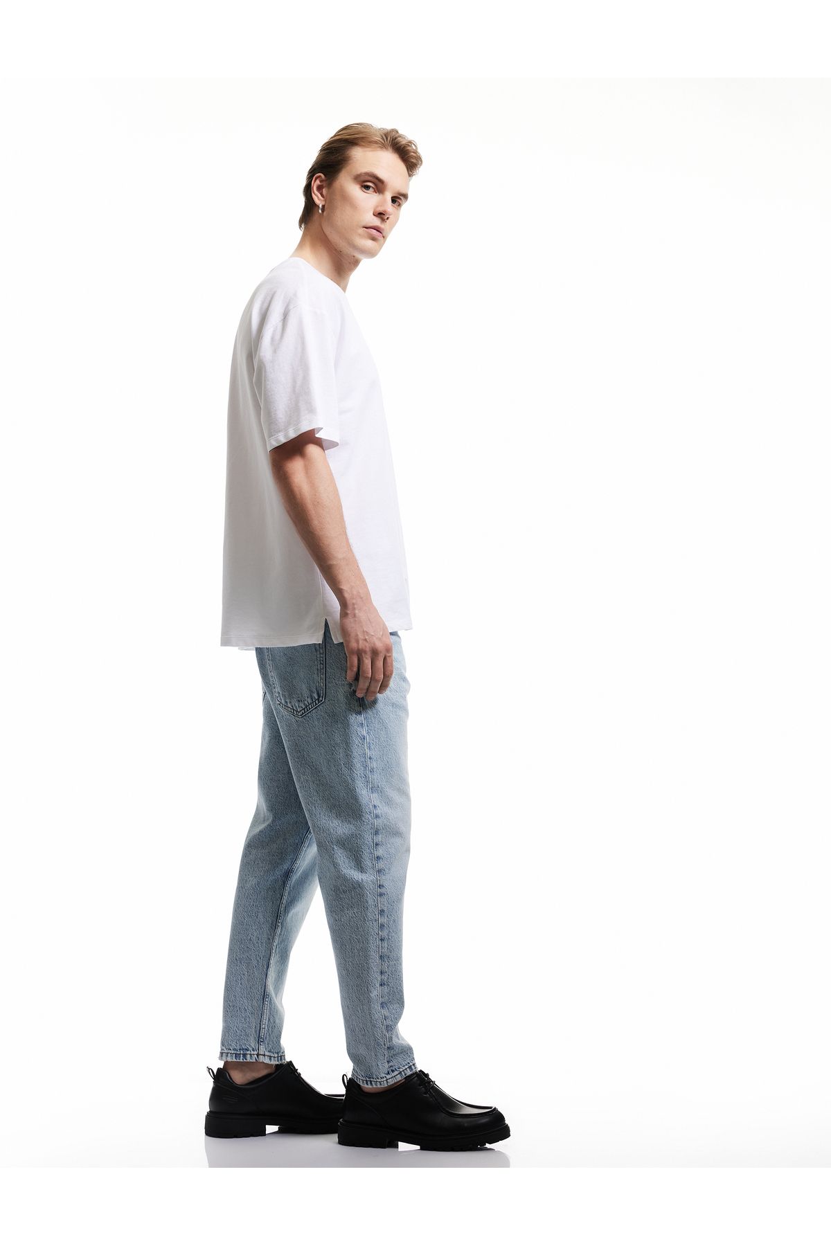 Koton Yeni Sezon Pamuklu Cepli Loose Fit Jean Pantolon - Steve Jean