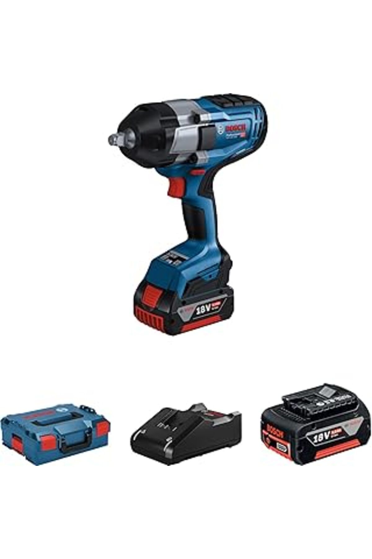 Pazarcan Professional Gds 18V-1000 Akülü Darbeli Somun Sıkma (18 Volt, 2 X 5,0 Ah Akü, Şarj Cihazı, L-Boxx Ç