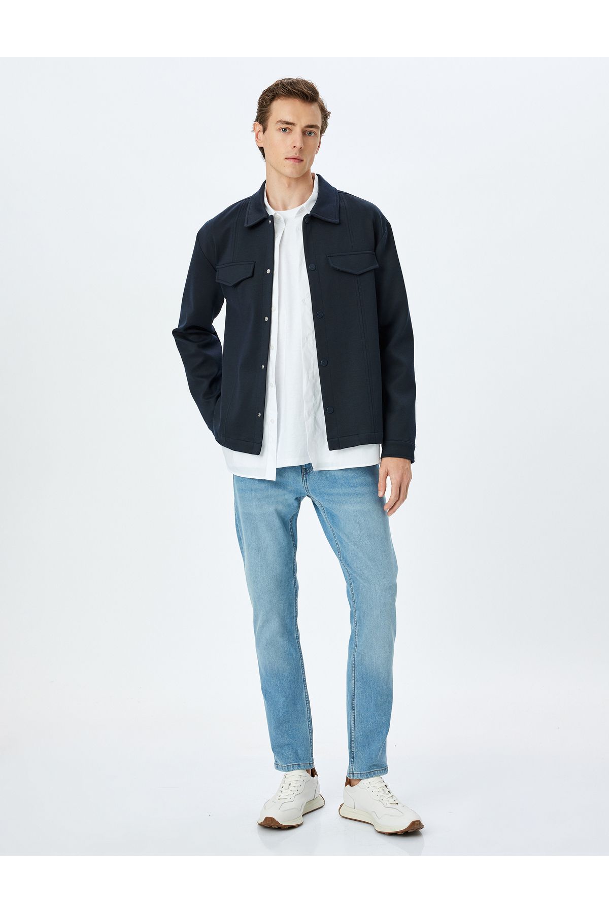 Koton Yeni Sezon Normal Bel Slim Fit Kot Pantolon - Brad Jean