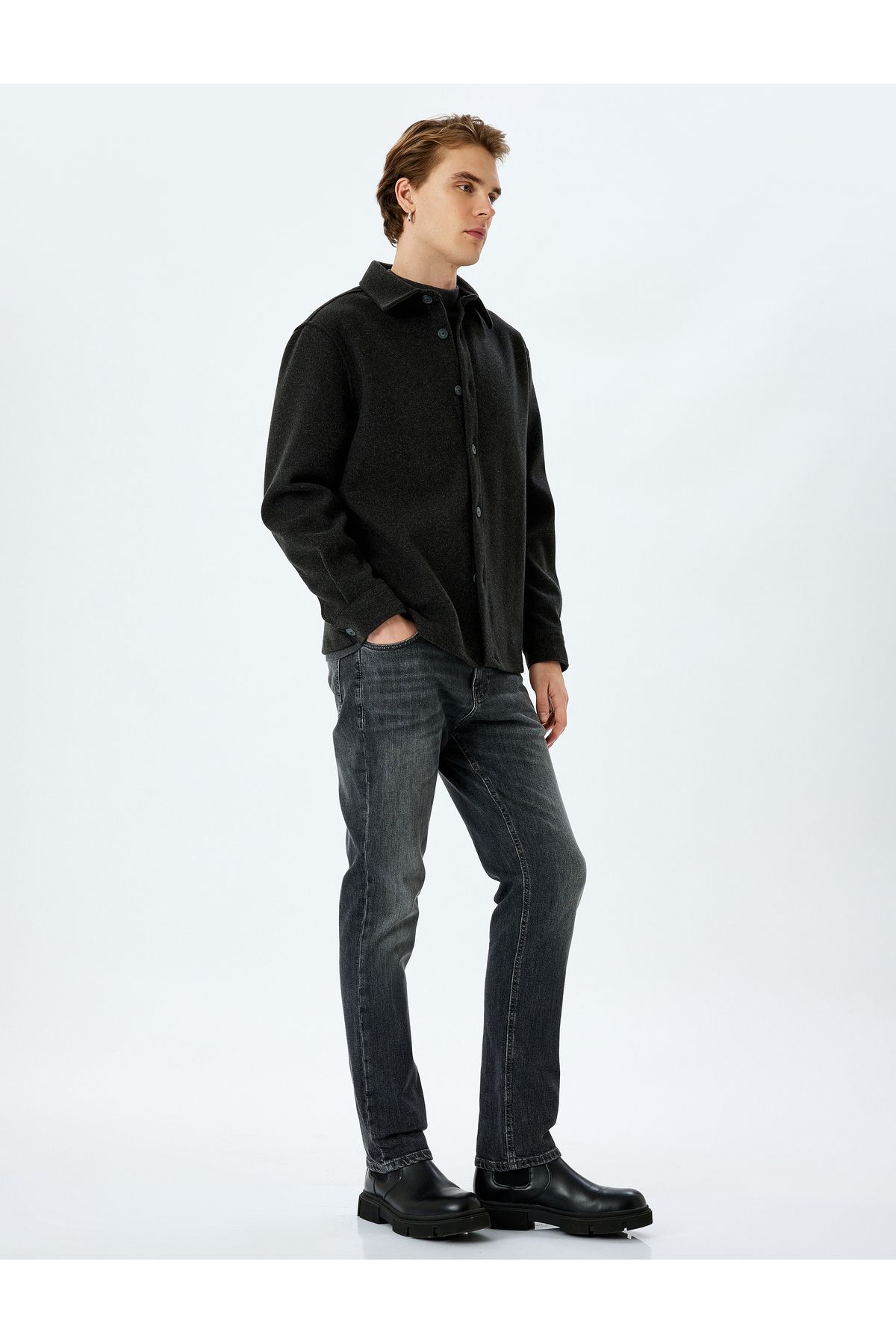 Koton Yeni Sezon Pamuklu Normal Bel Düz Paça Straight Fit Jean Pantolon - Mark Jean