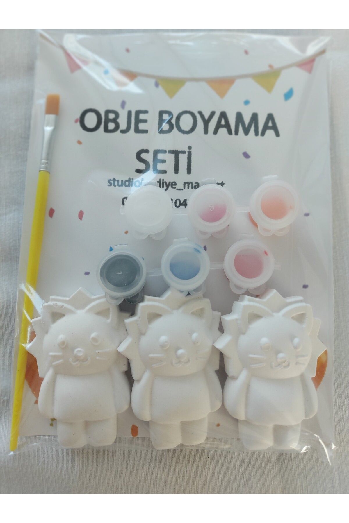 birvarmışbiryokmuş Obje boyama seti