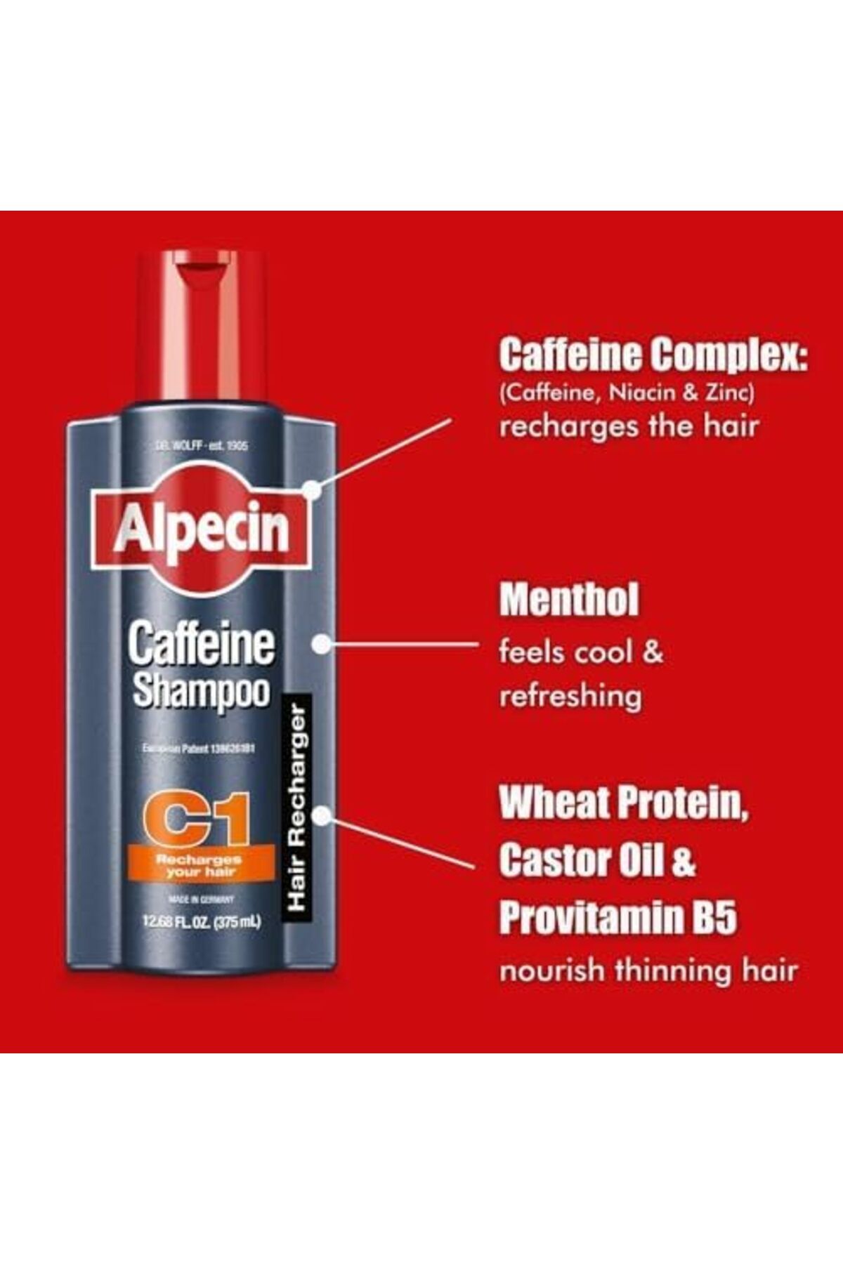 ALPECİN-Alpecin C1 Caffeine Shampoo, 250ml 5