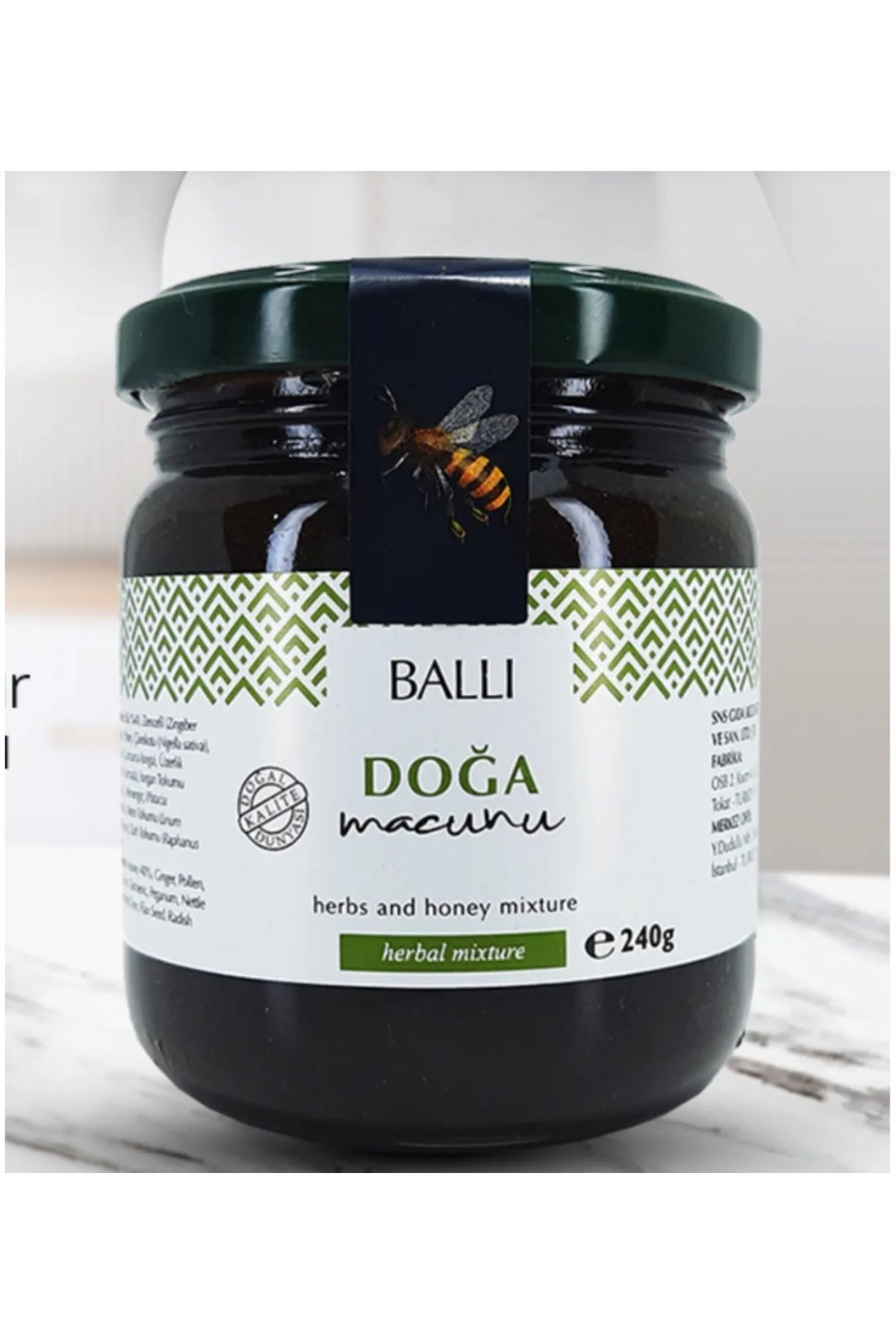 Bitkideresi Ballı Doğa Macunu 240 gram Nefesinizi Açan Ürün