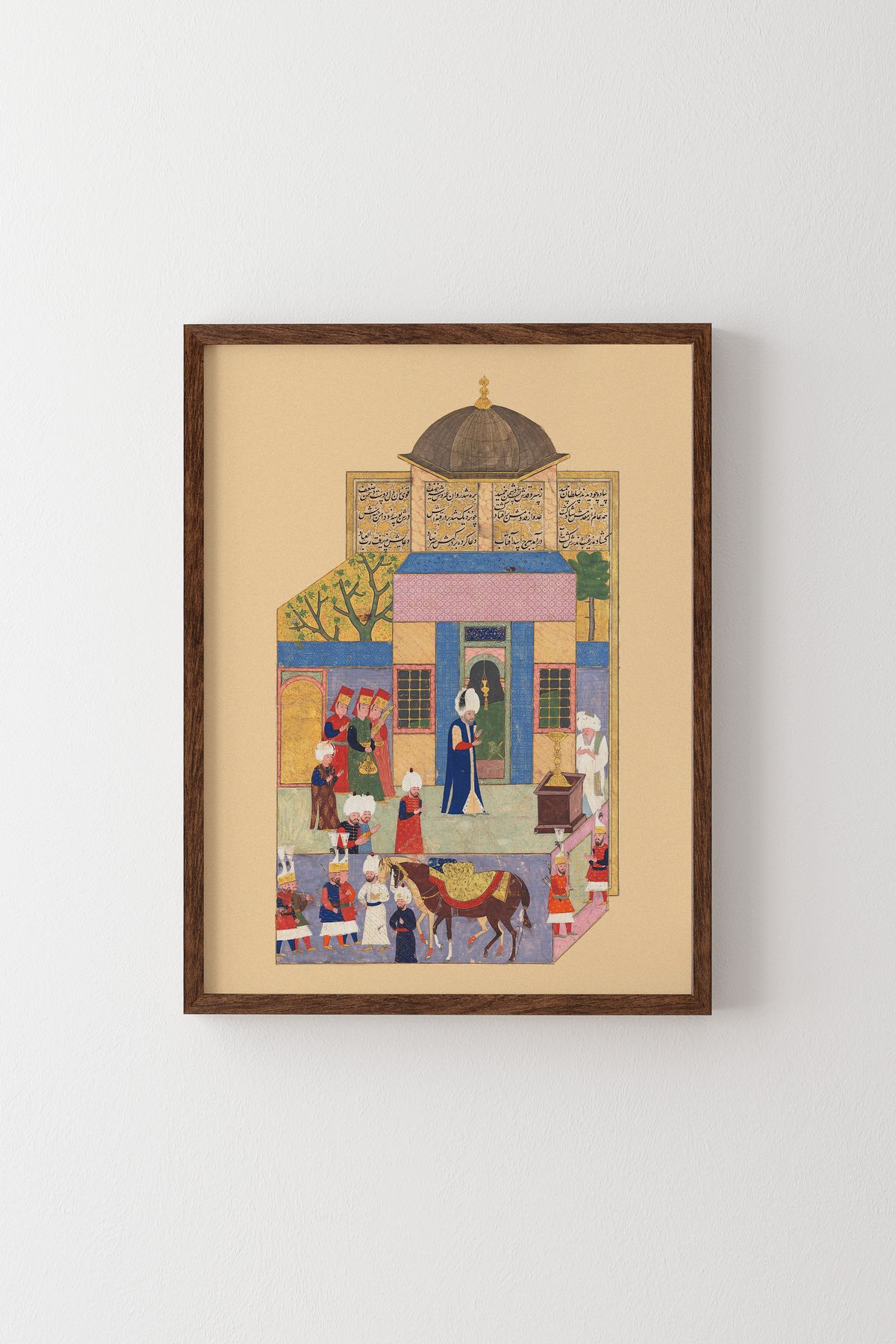 epiqart Ruth - Ahşap Desenli Çerçeve
