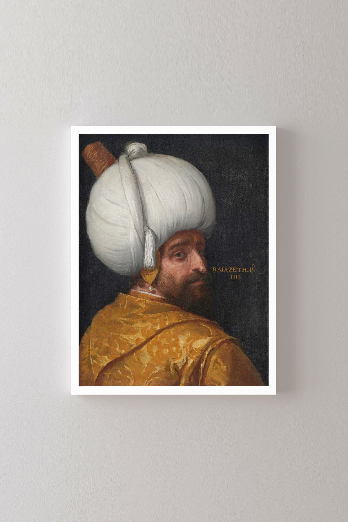 epiqart Yıldırım Bayezid - Beyaz Çerçeve
