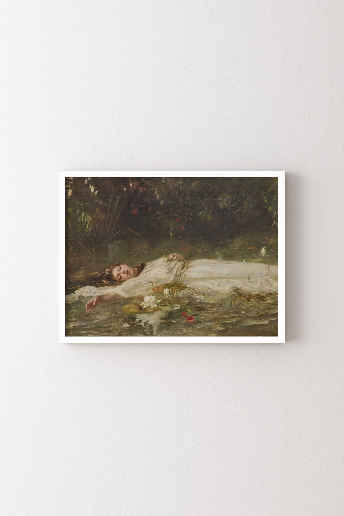 epiqart Ophelia - Beyaz Çerçeve