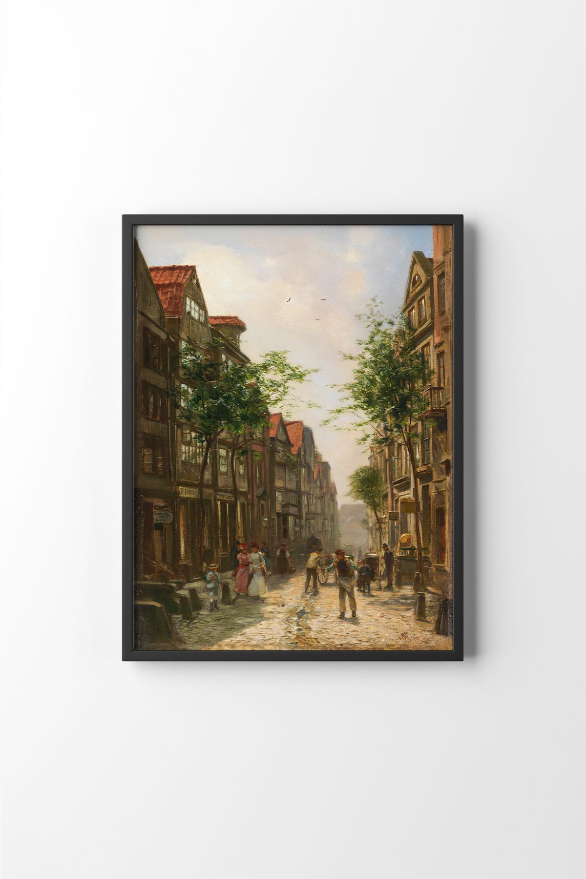 epiqart Hamburg - Siyah Çerçeve