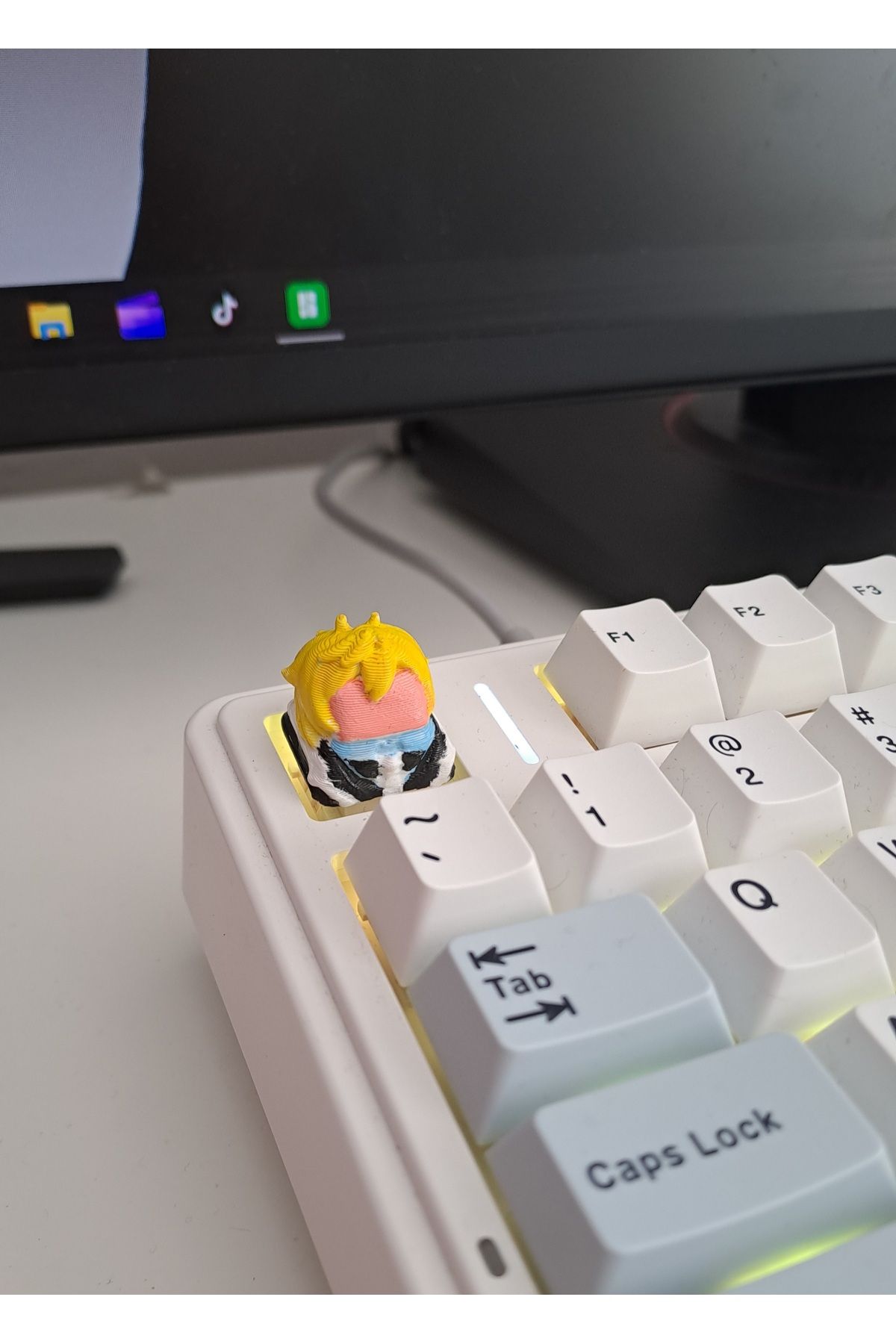 Gonulella Keycaps 3D Figür Mekanik Klavye Tuşu Klavye Aksesuarı Klavye tuşu Gamer Aksesuar