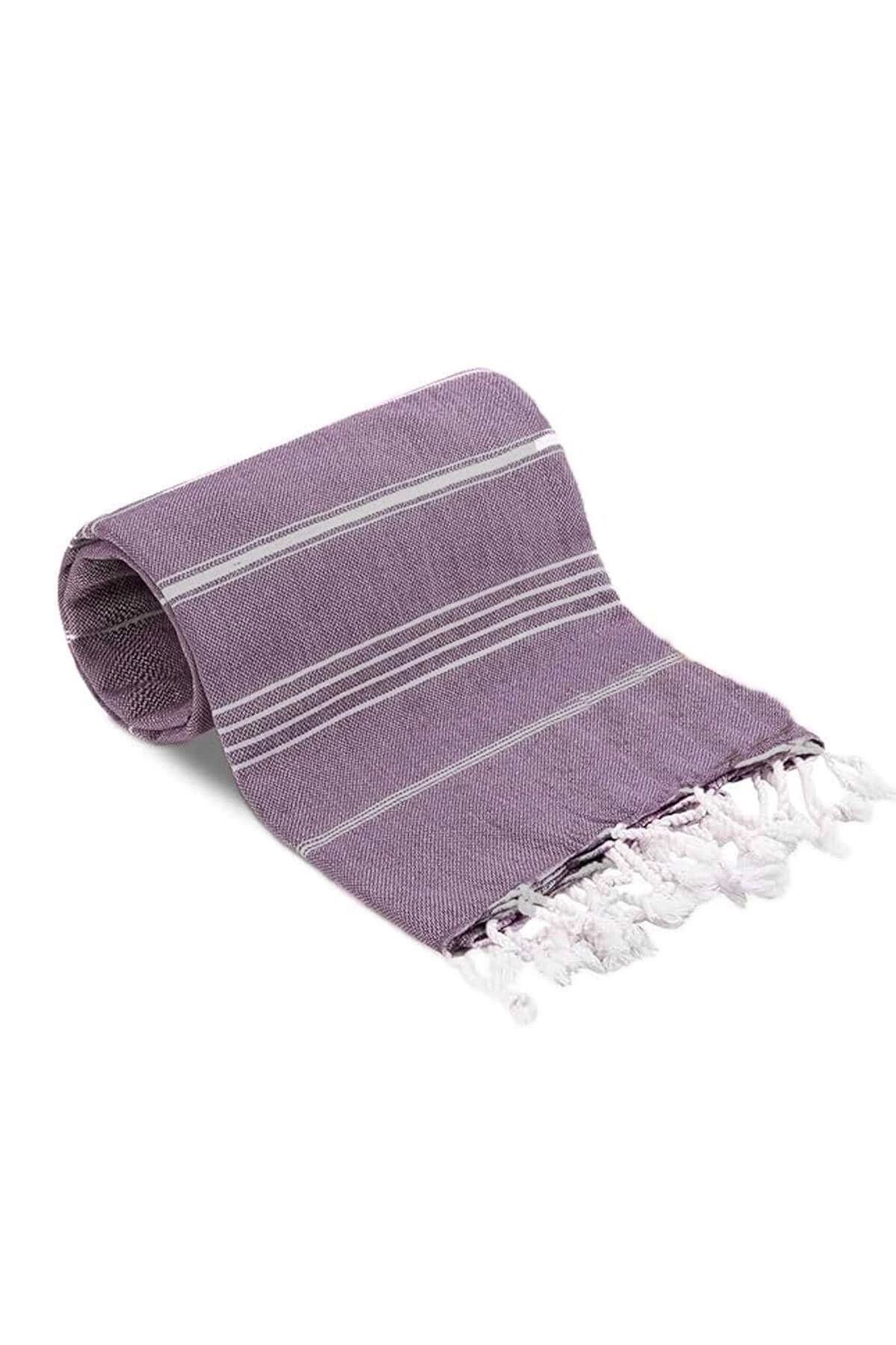 Mira Home Summer Wind Soft %100 Pamuk Peştemal 100x180 cm Mor