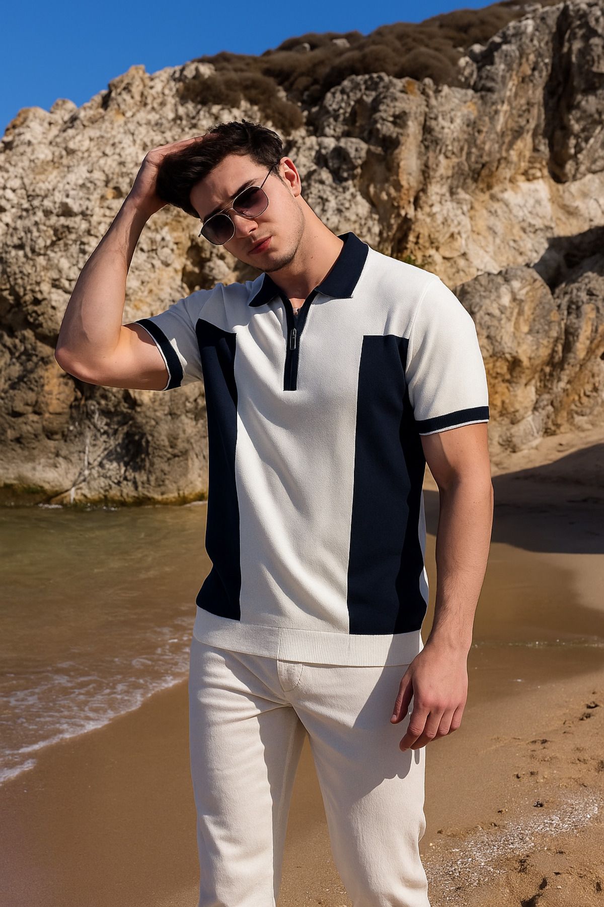 LC Waikiki Premium Triko Polo Yaka Tişört Erkek – Modern Fit, Terletmeyen, Yazlık Stil