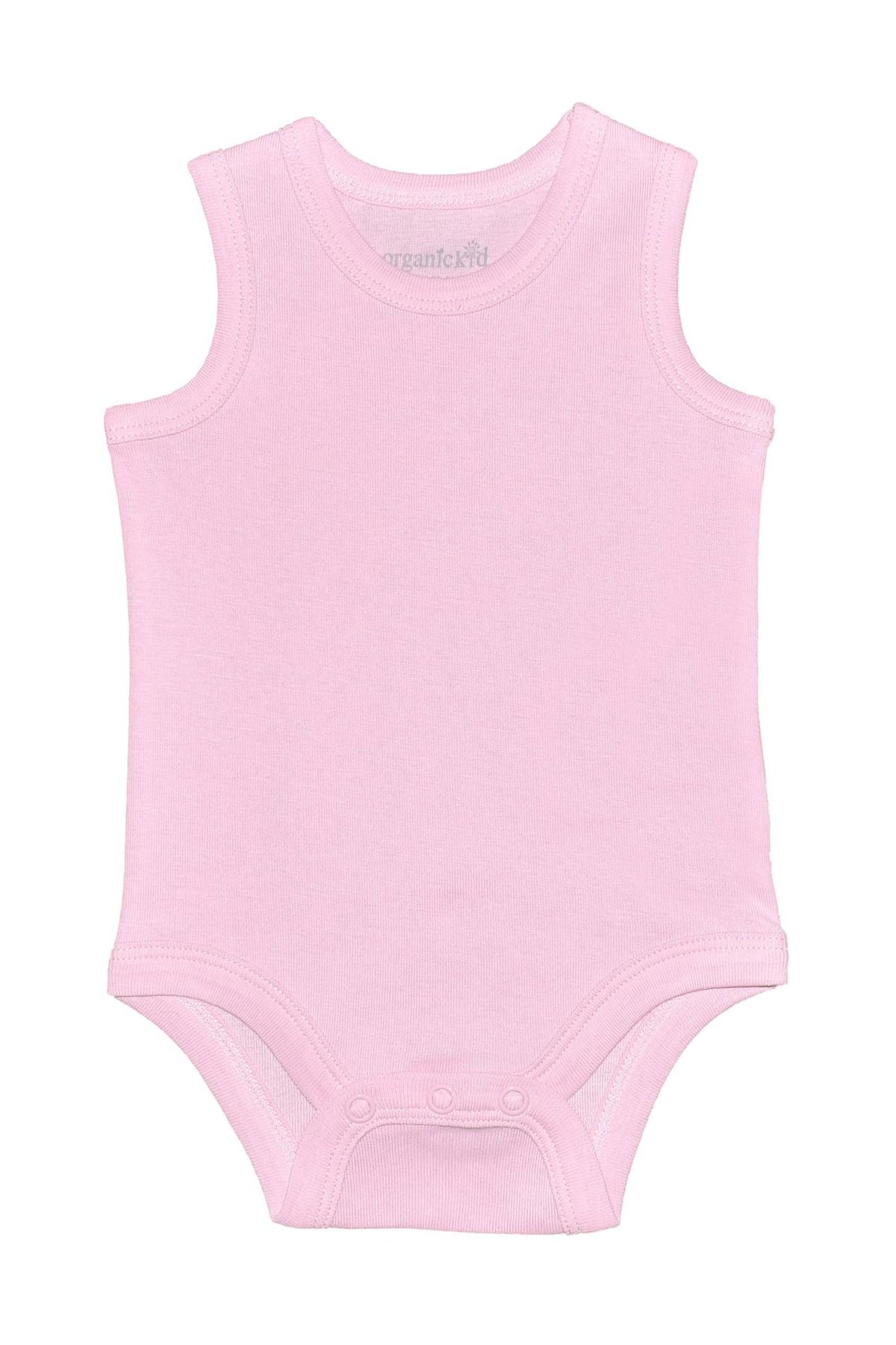 OrganicKid Natürel %100 Organik Pamuk Çıtçıtlı Atlet Body