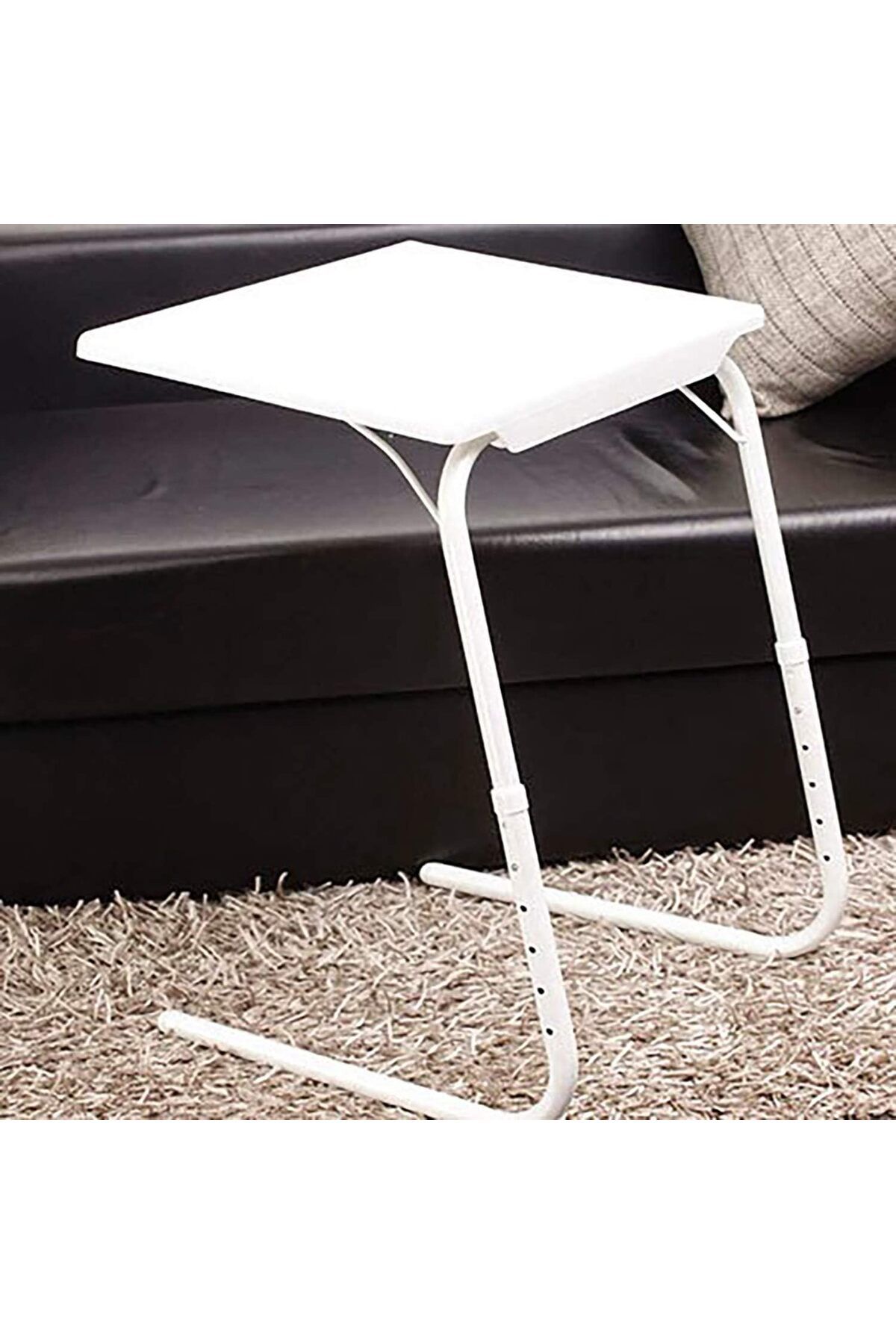 Generic-Foldable Assembled Table TV Tray Portable Folding Snack Table - Adjustable Sofa Side Table, Bed Lapt 1