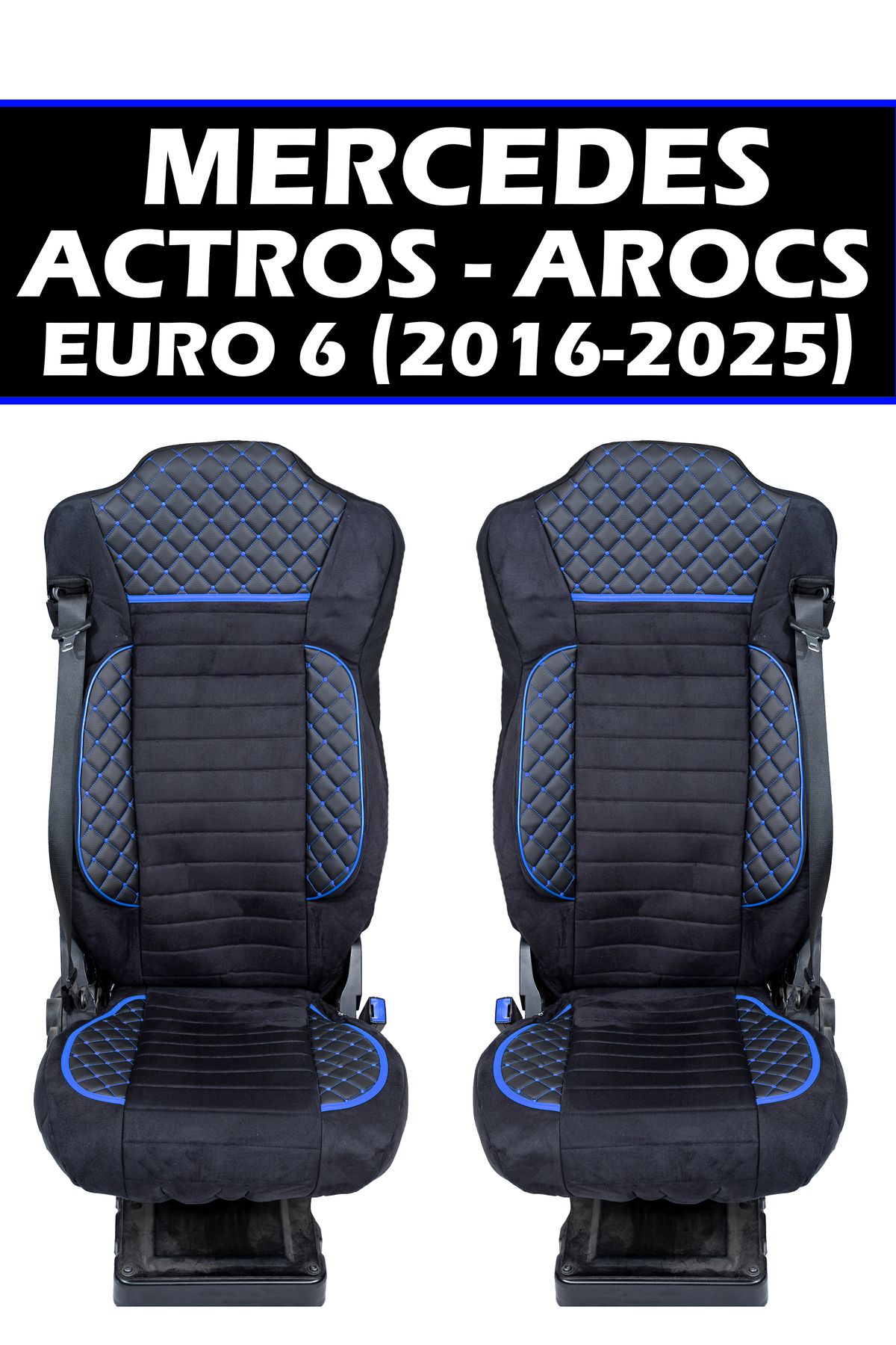 VIPTIRSHOP MERCEDES ACTROS - AROCS EURO 6 (2016-2025) DERİ SÜET ORTAPEDİK KOLTUK KILIFI