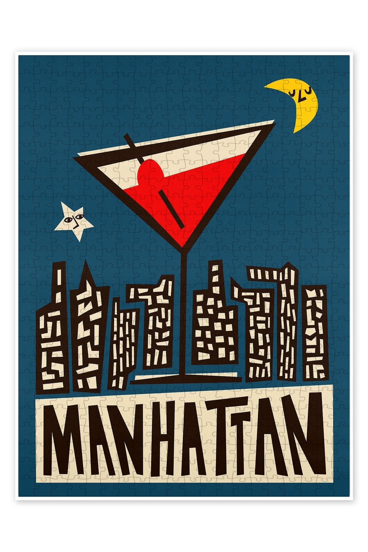 Jeronkarji Manhattan 500 Parça Puzzle Yapboz Mutfak Temalı Yetişkinler için