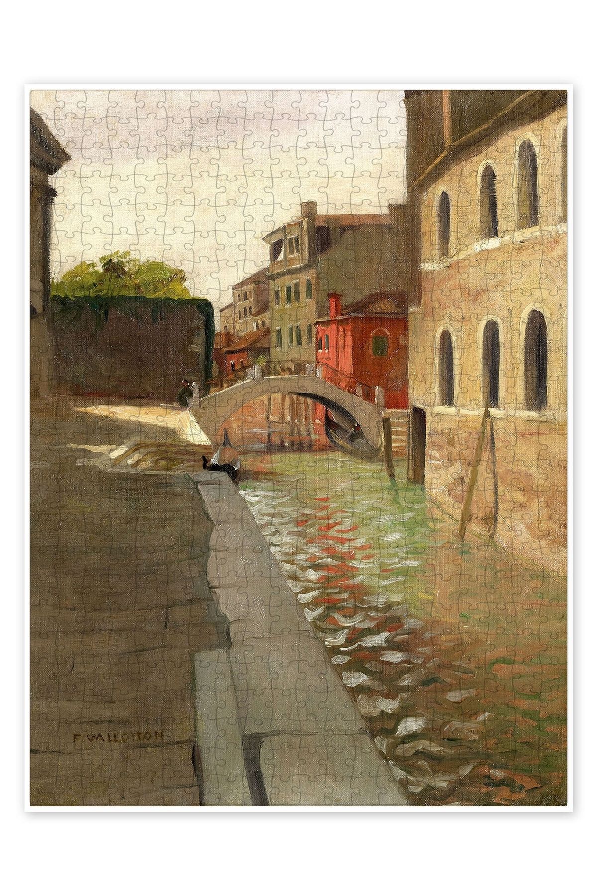 Jeronkarji Rio della Salute, Venedik 500 Parça Puzzle Yapboz Şehir Manzara Temalı Hobilik