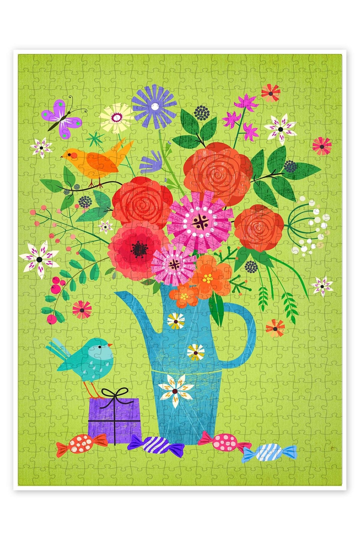 Jeronkarji Doğum günü dilekleri 500 Parça Puzzle Yapboz Mutfak Temalı Yetişkinler için