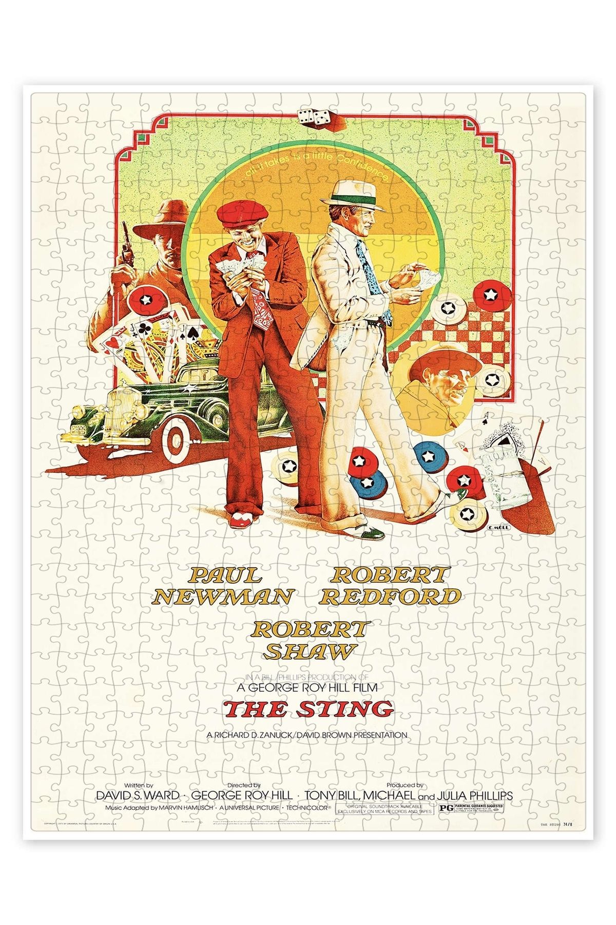 Jeronkarji The Sting 500 Parça Puzzle Yapboz Klasik Film Temalı