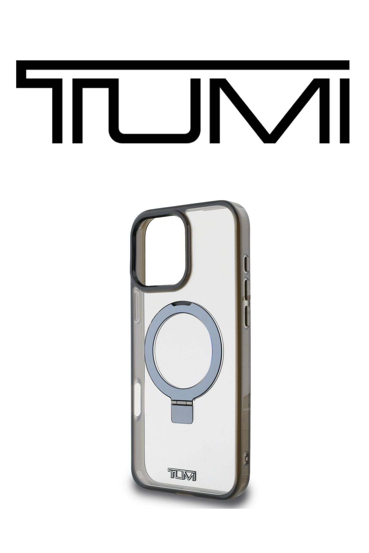 TUMI-كفر حماية شفاف لـ iPhone 16 Pro بدعم Mag Safe ومِسكة متعددة الاستخدامات بتصميم فرنسي من TUMI 6