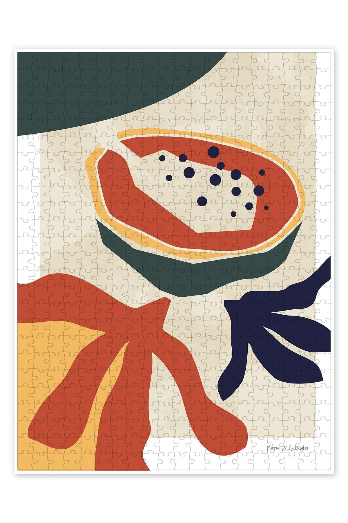 Jeronkarji Tropikal Papaya 500 Parça Puzzle Yapboz Mutfak Temalı Yetişkinler için