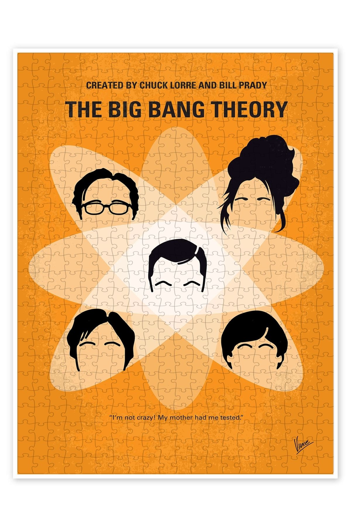 Jeronkarji The Big Bang Theory 500 Parça Puzzle Yapboz Klasik Film Temalı