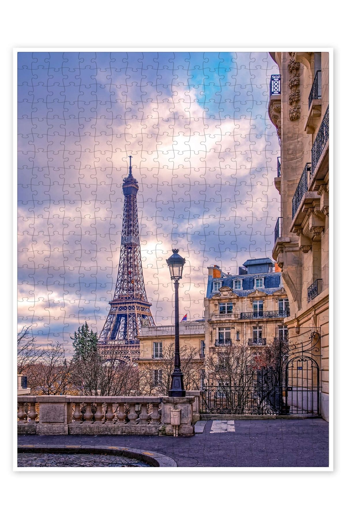 Jeronkarji Paris'te Bir Yürüyüş 500 Parça Puzzle Yapboz Şehir Manzara Temalı Hobilik