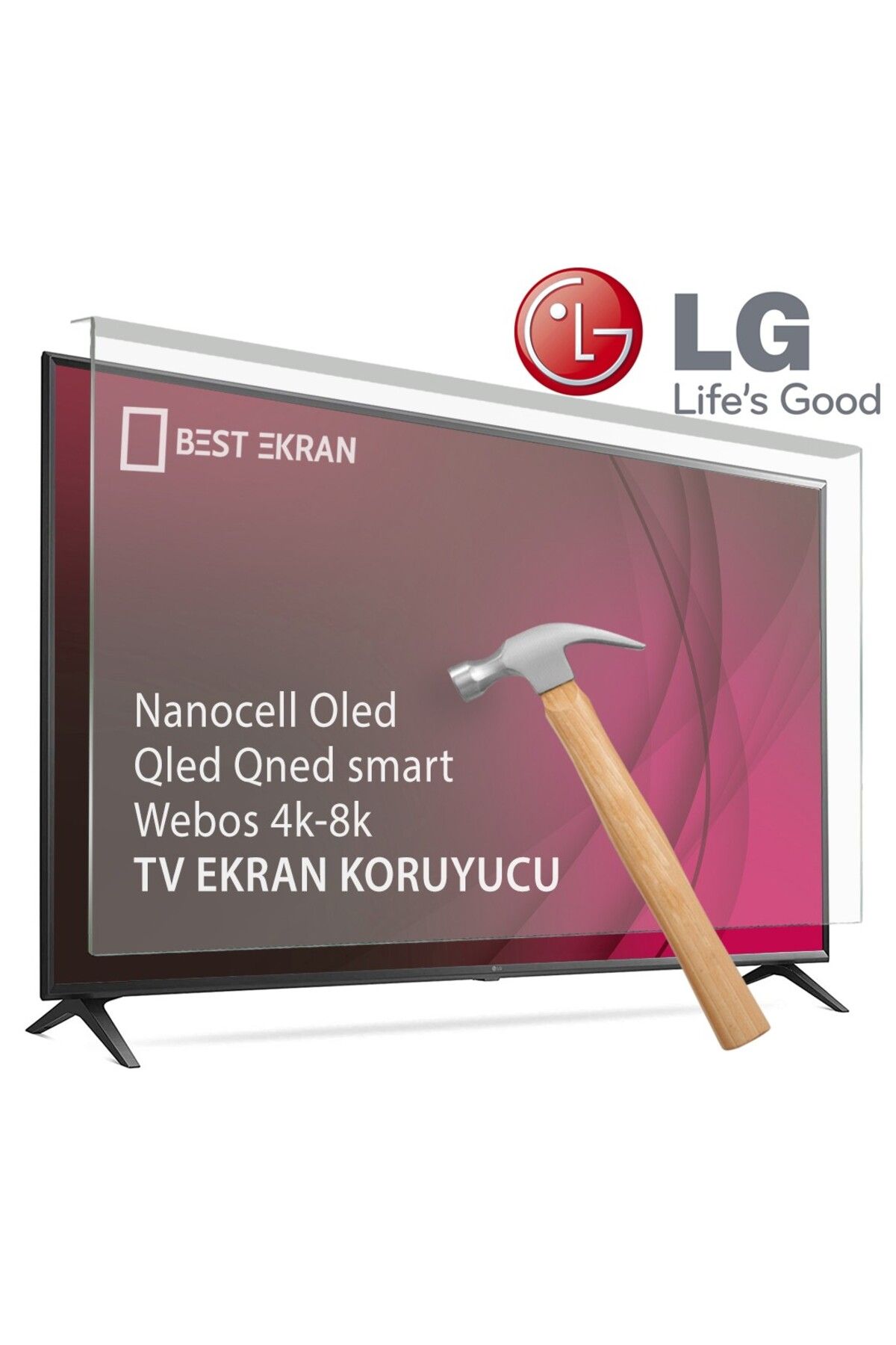 LG OLED65G55LW TV EKRAN KORUYUCU | Lg 65" inç Webos Smart led KIRILMAZ EKRAN Koruyucu